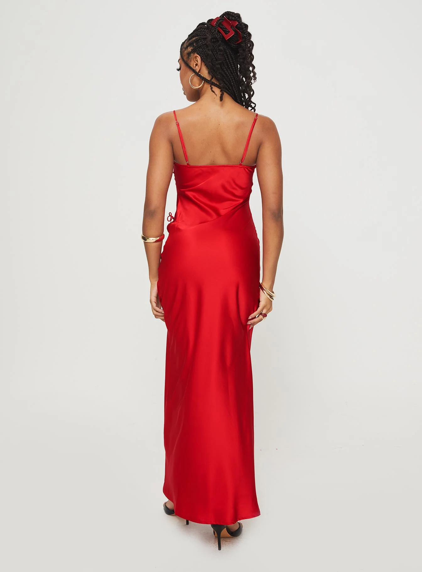 About A Girl Maxi Dress Red - Image 5