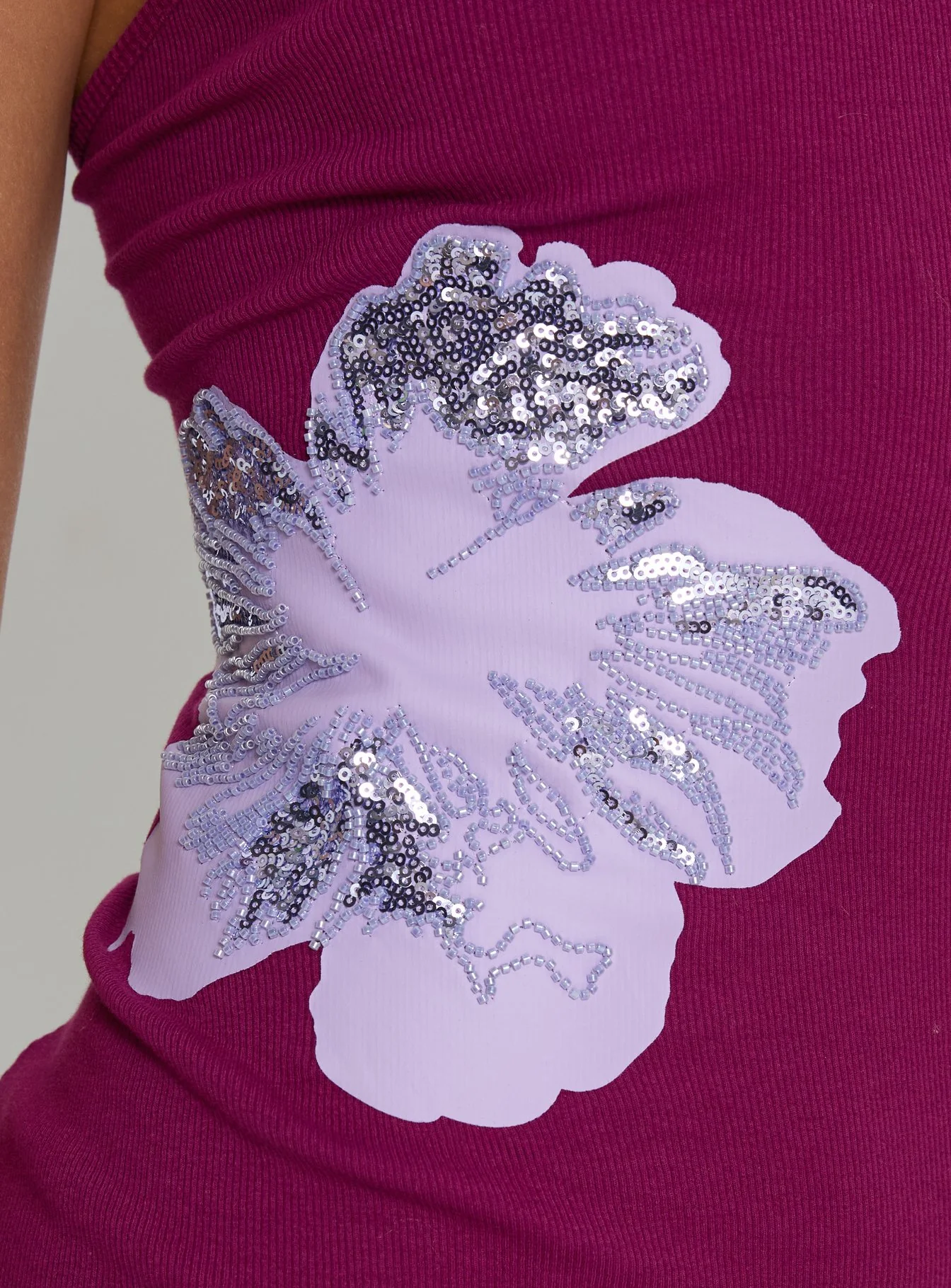 Admiration Mini Dress Plum - Image 8