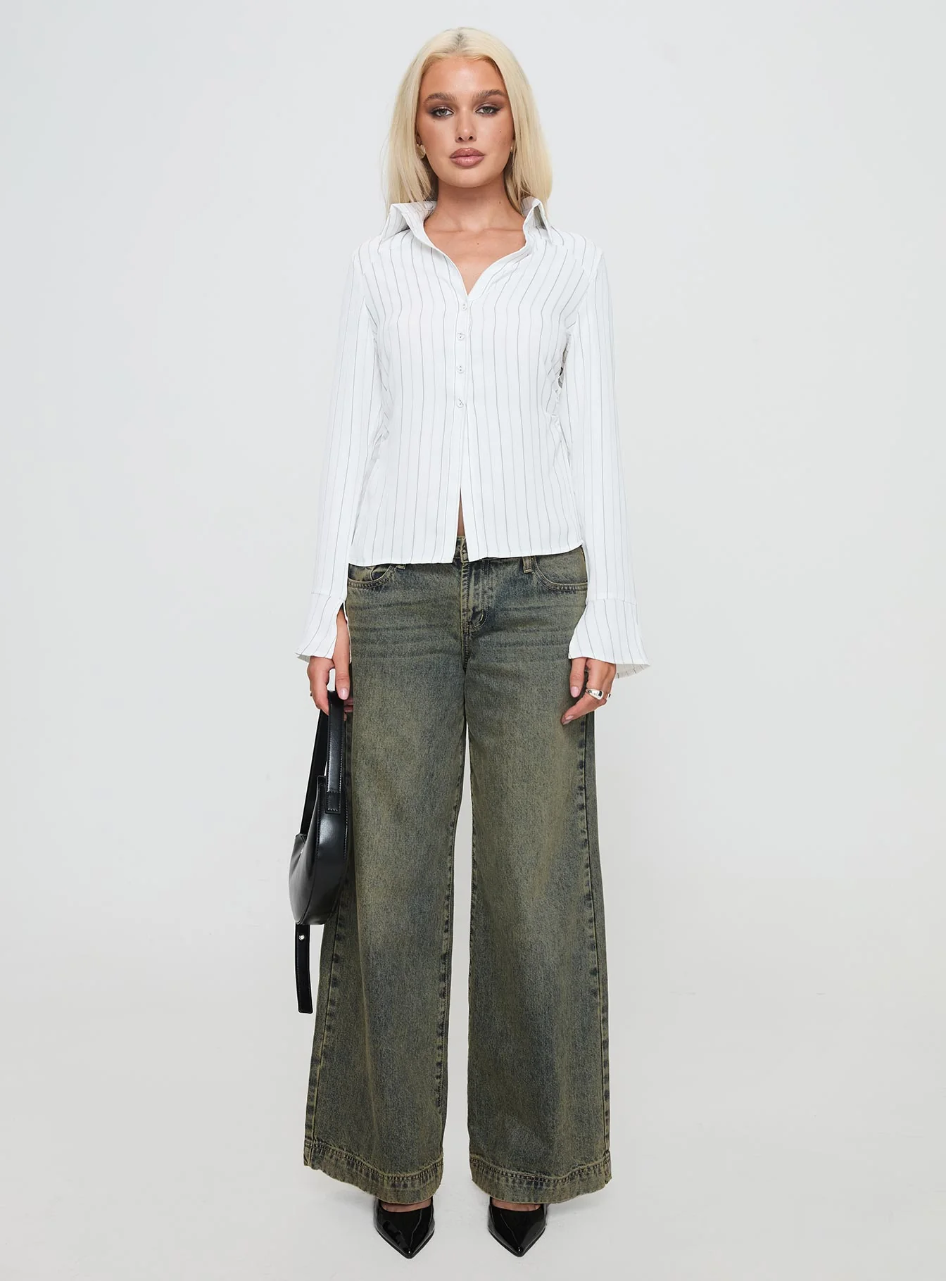 Aldgate Long Sleeve Top White - Image 7