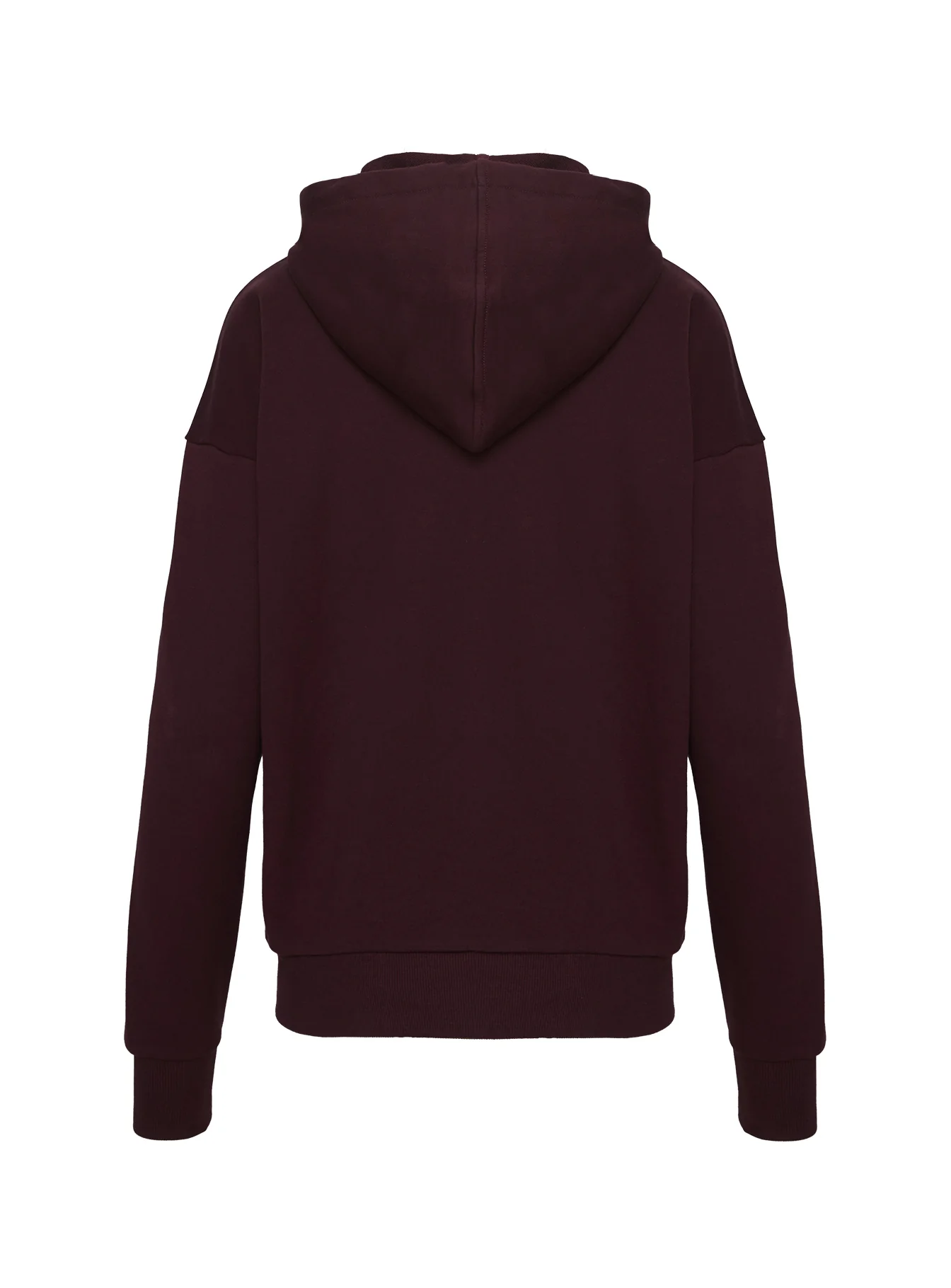 All Day Oversized Hoodie Wine - Image 4