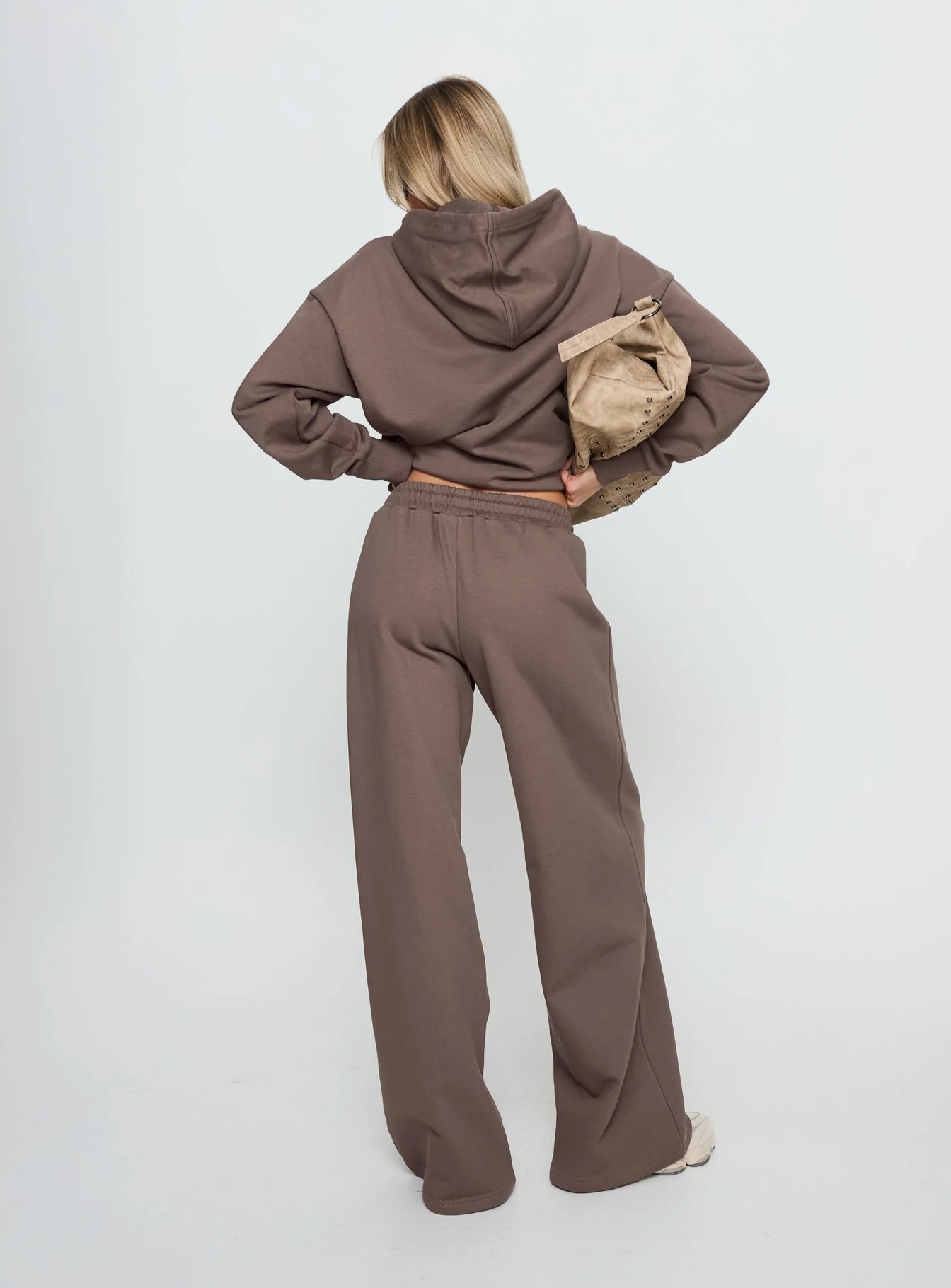All Day Straight Leg Sweatpants Mocha - Image 5