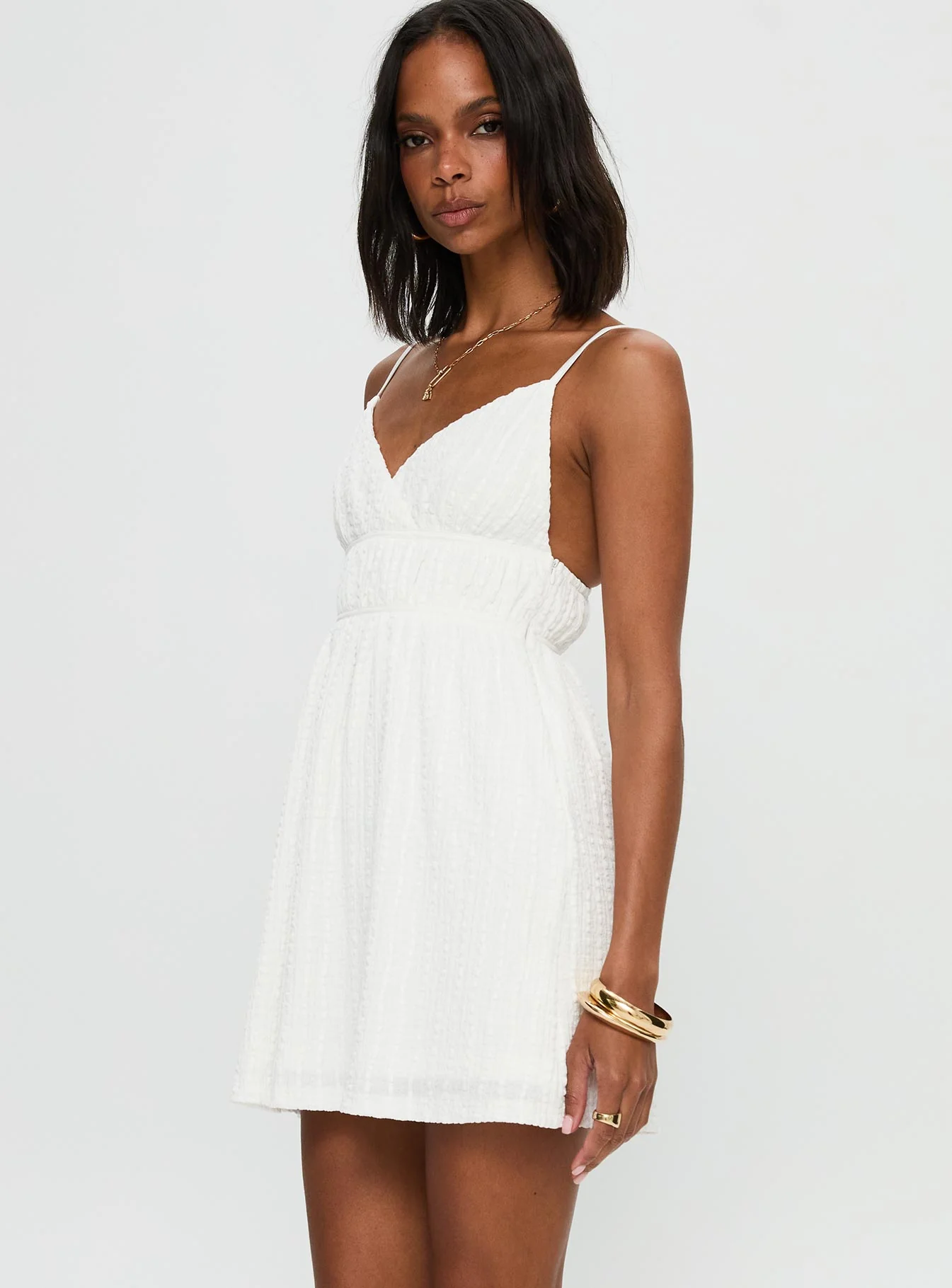 All Too Well Mini Dress White - Image 4