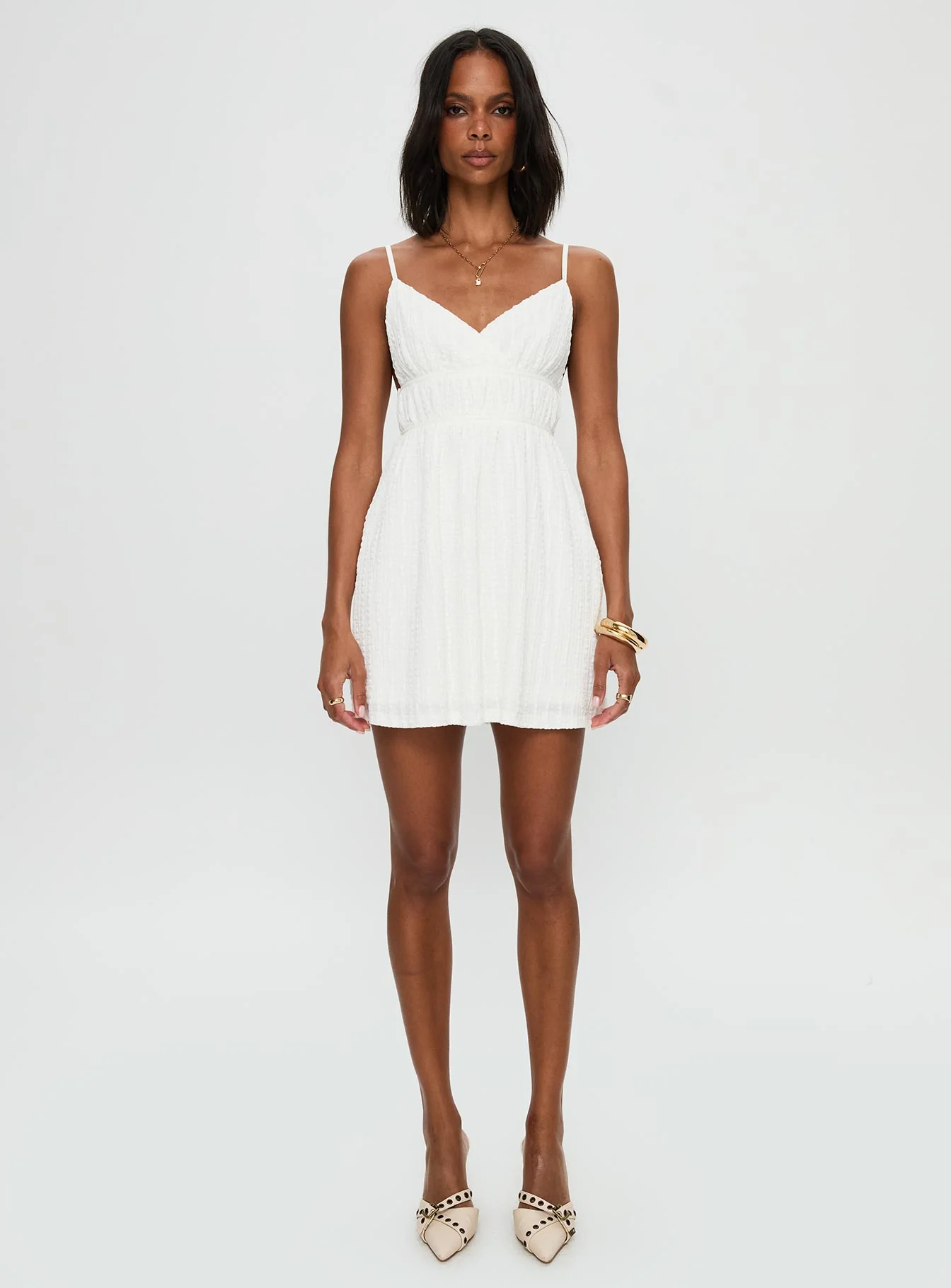 All Too Well Mini Dress White - Image 7