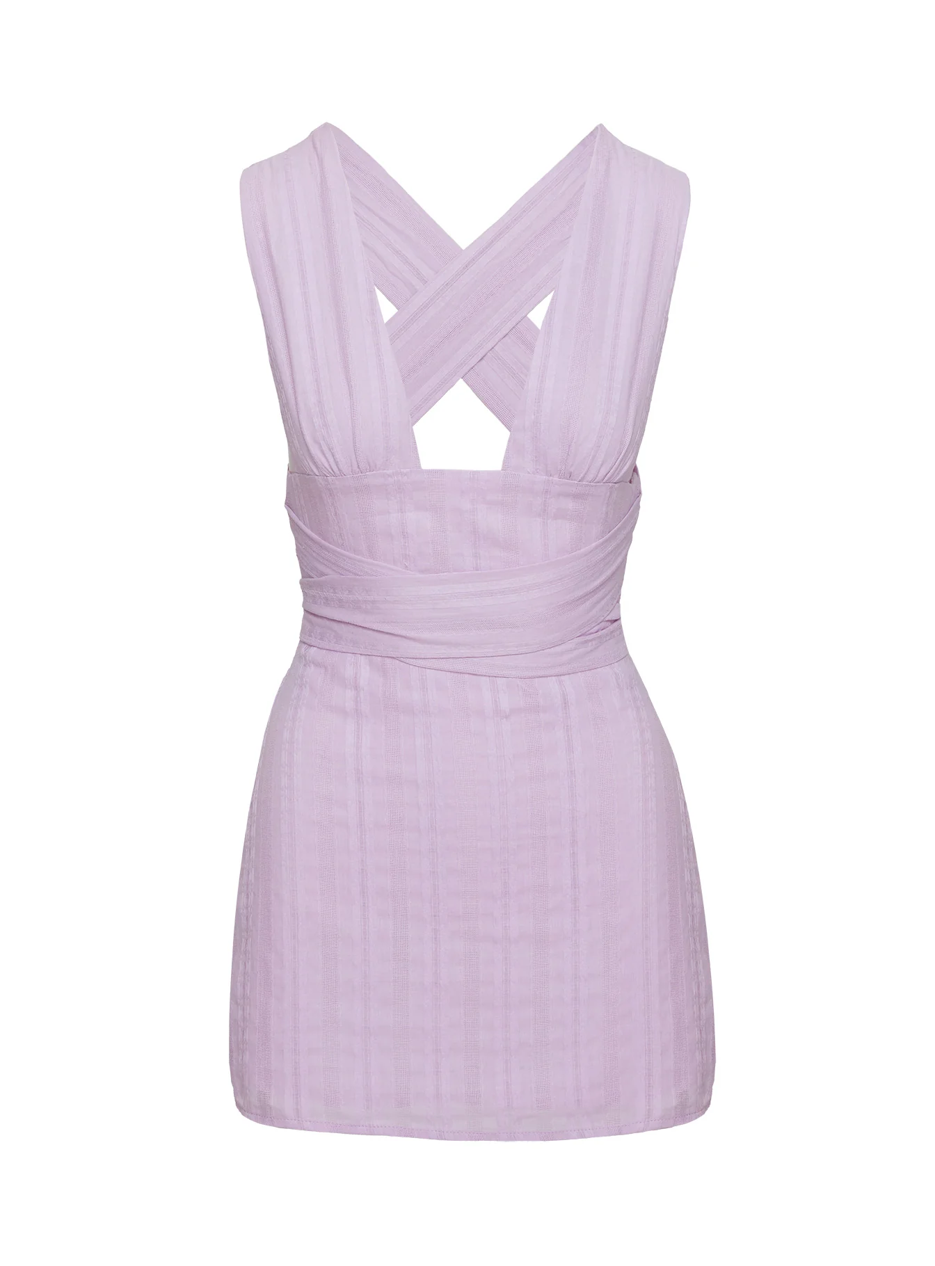 Alsace Mini Dress Lilac - Image 7
