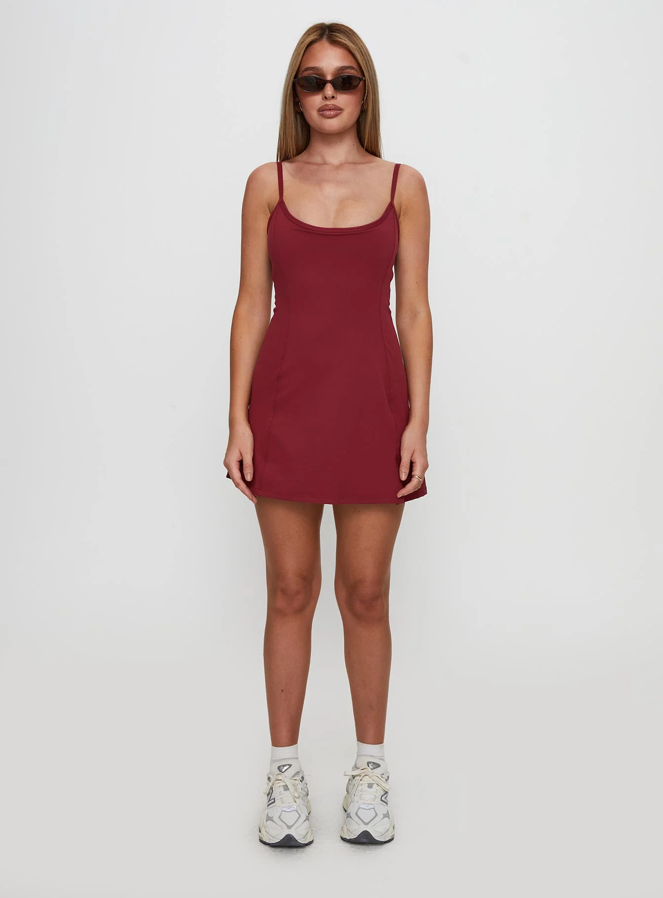 Ambition Activewear Mini Dress Cherry - Image 7