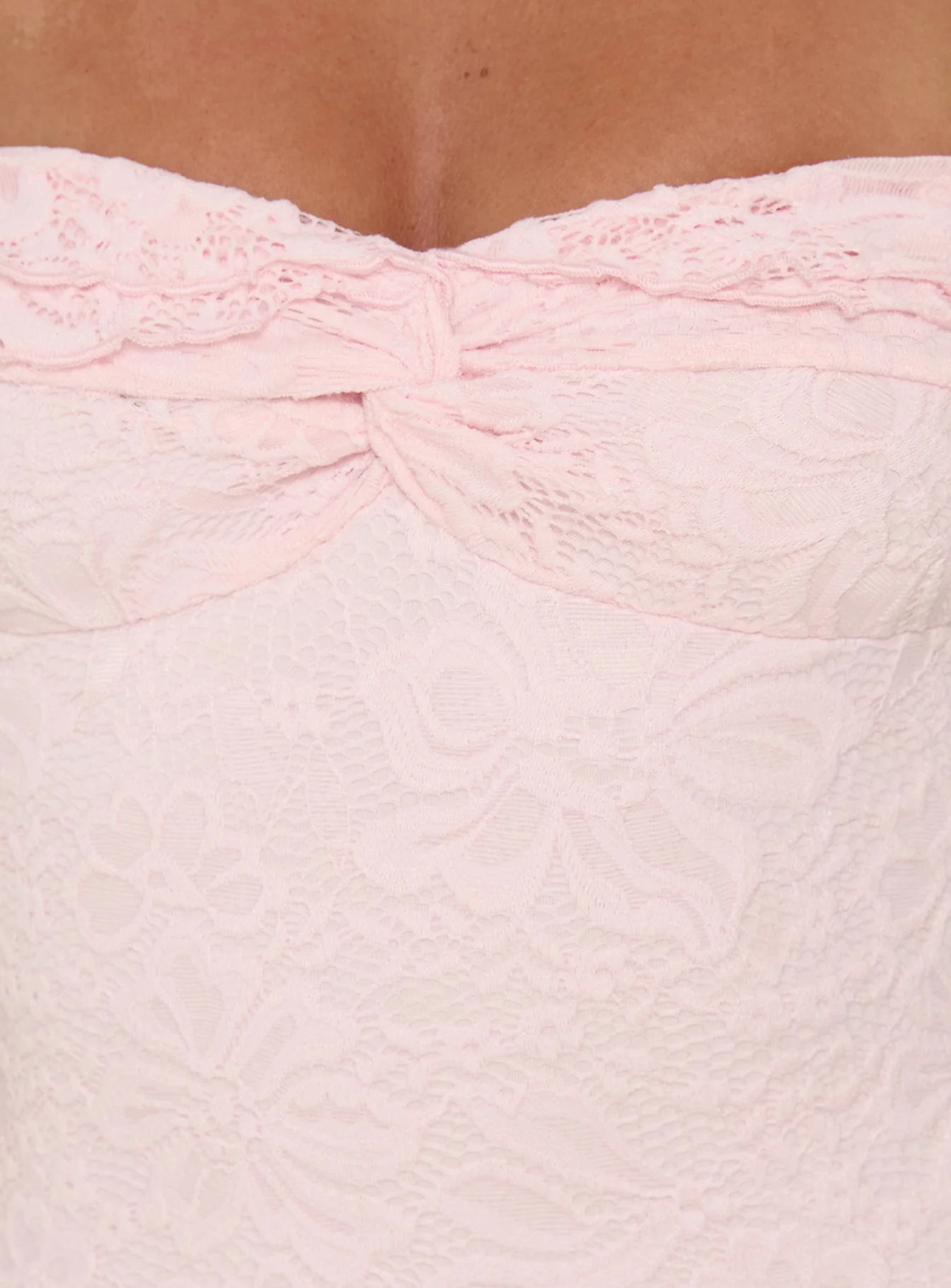 Anabeila Strapless Maxi Dress Pink - Image 5