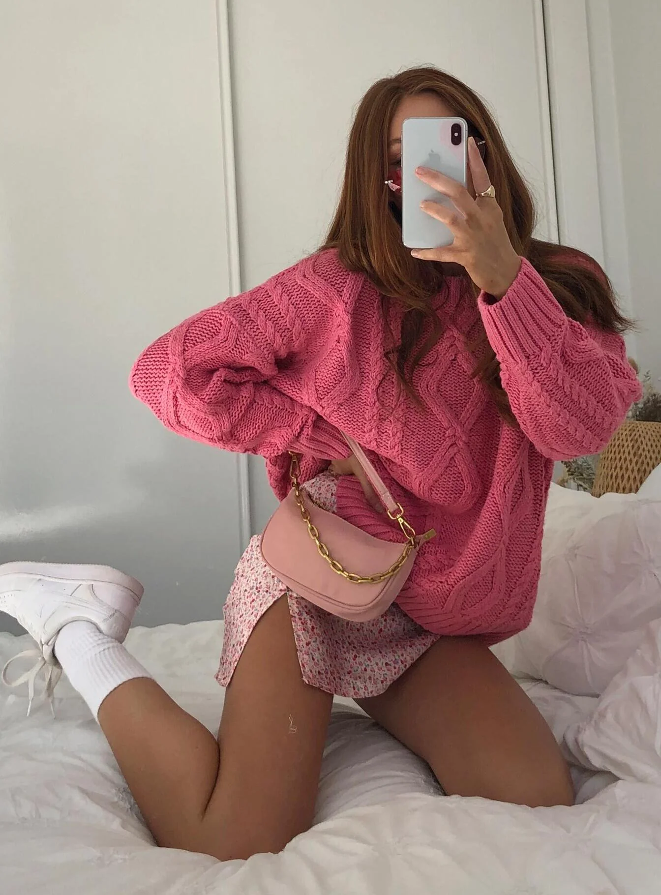 Anaya Oversized Sweater Pink - Image 7