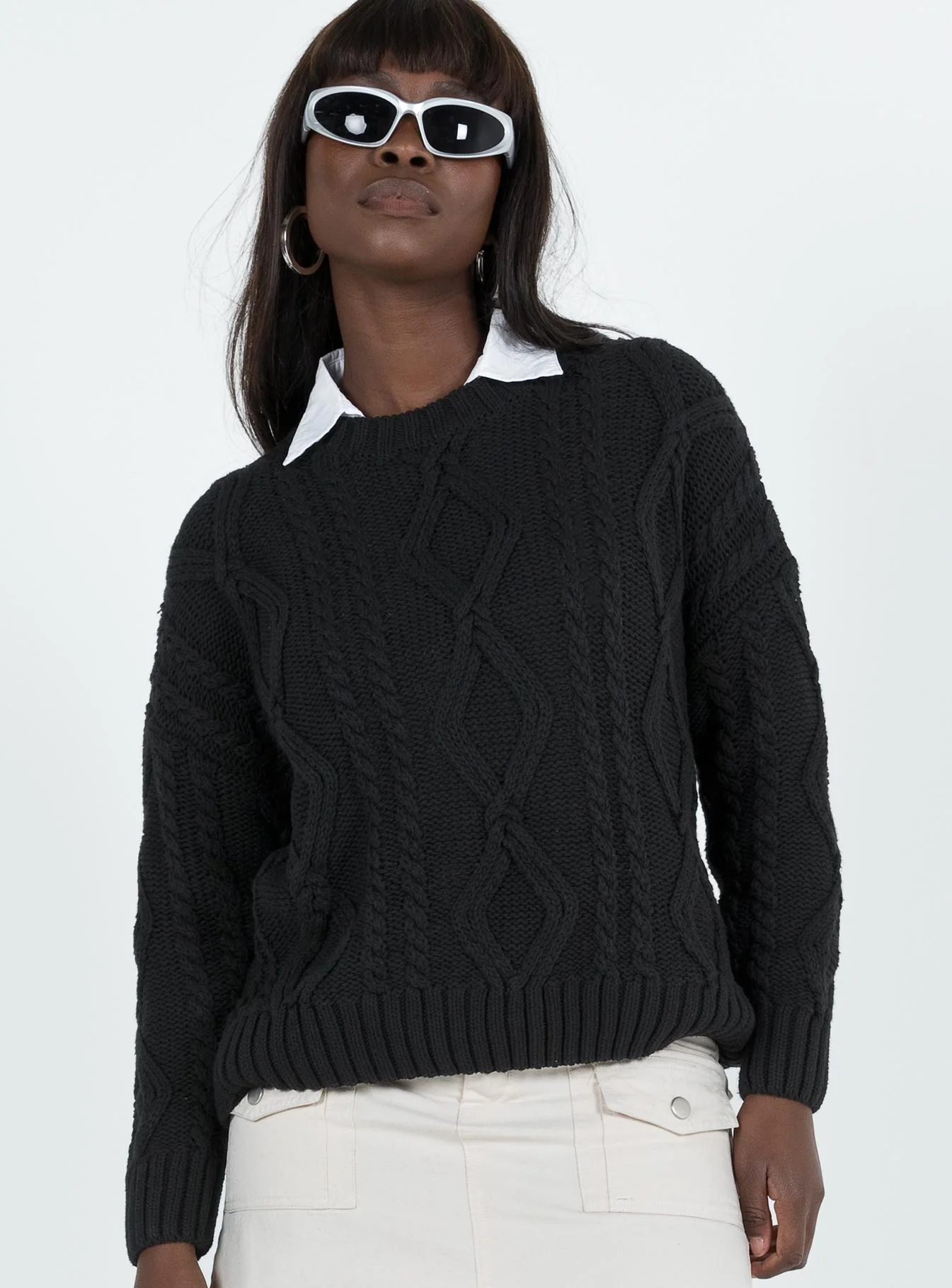 Anaya Oversized Sweater Black - Image 2