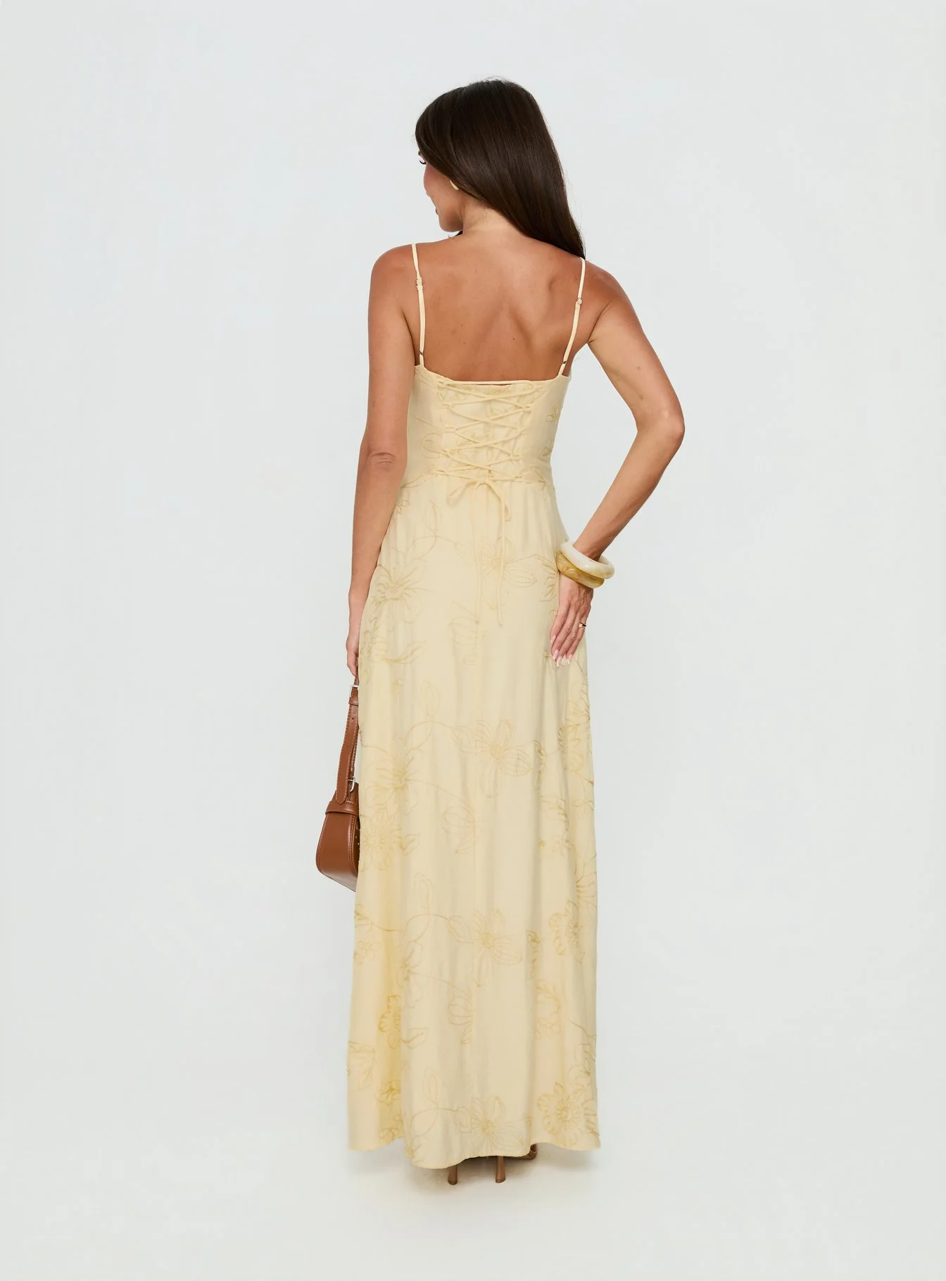 Members Only Maxi Dress Lemon - Image 4