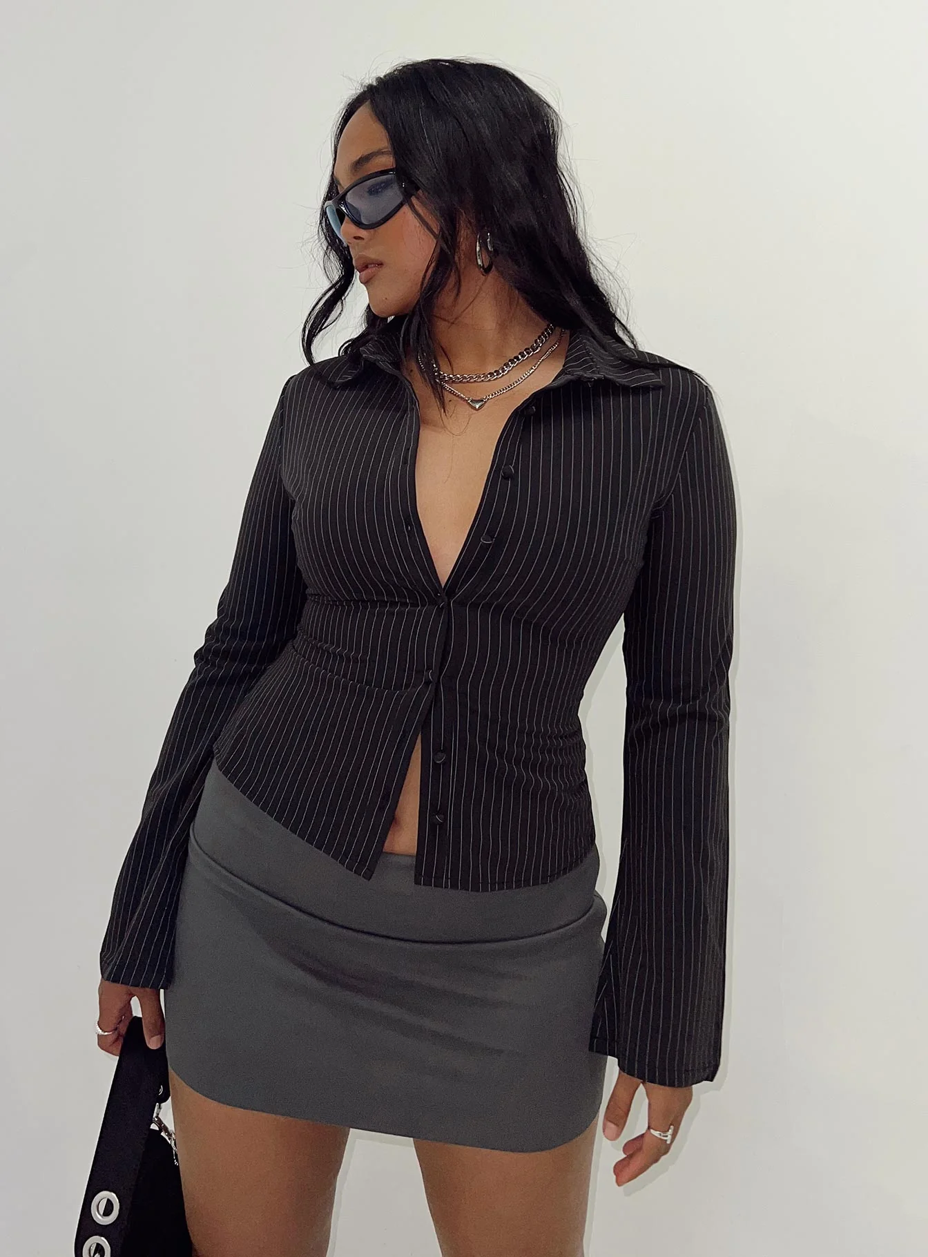 Anni Stripe Shirt Pinstripe - Image 8