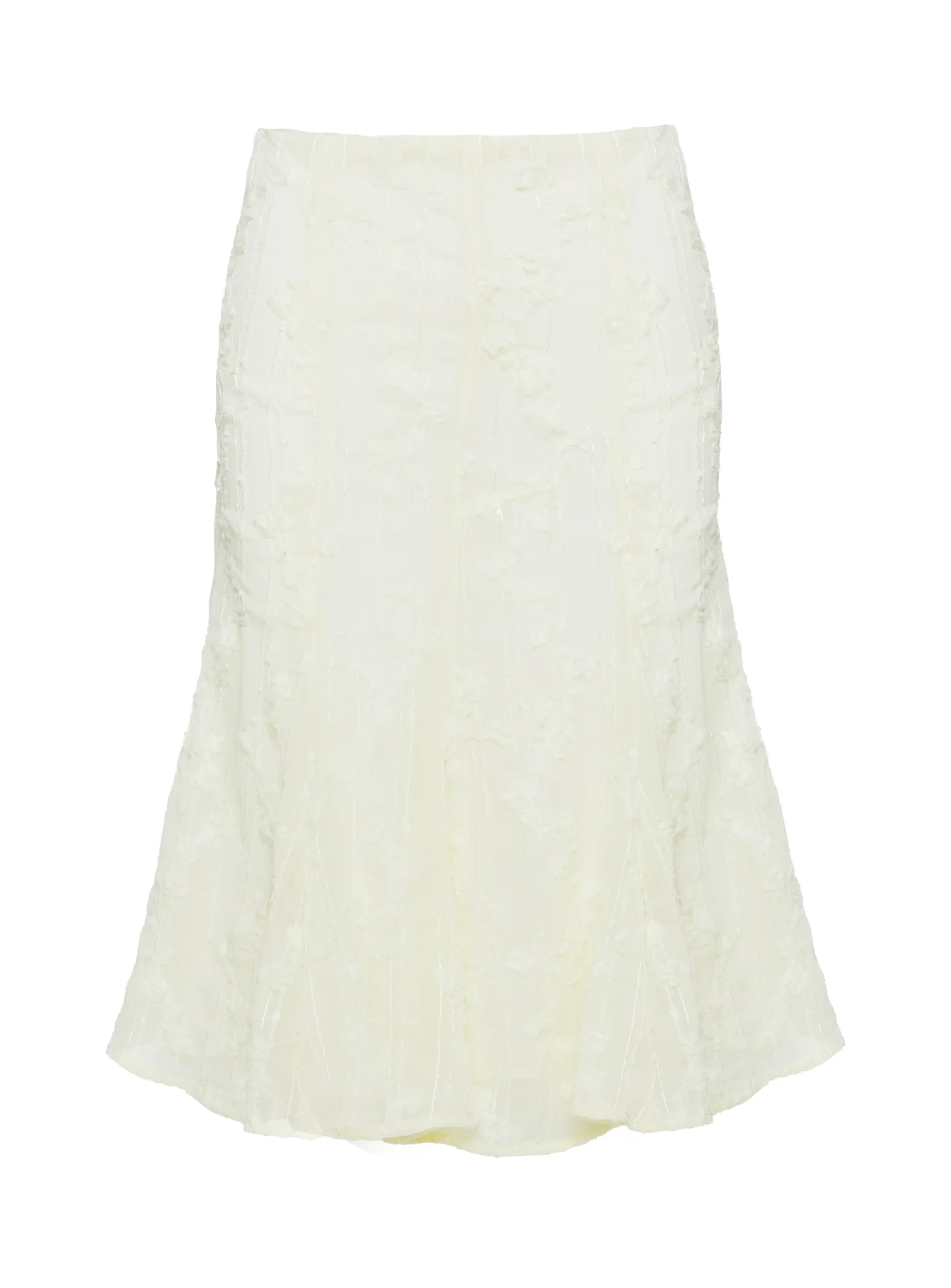 Aspyn Embroidered Midi Skirt Yellow - Image 5