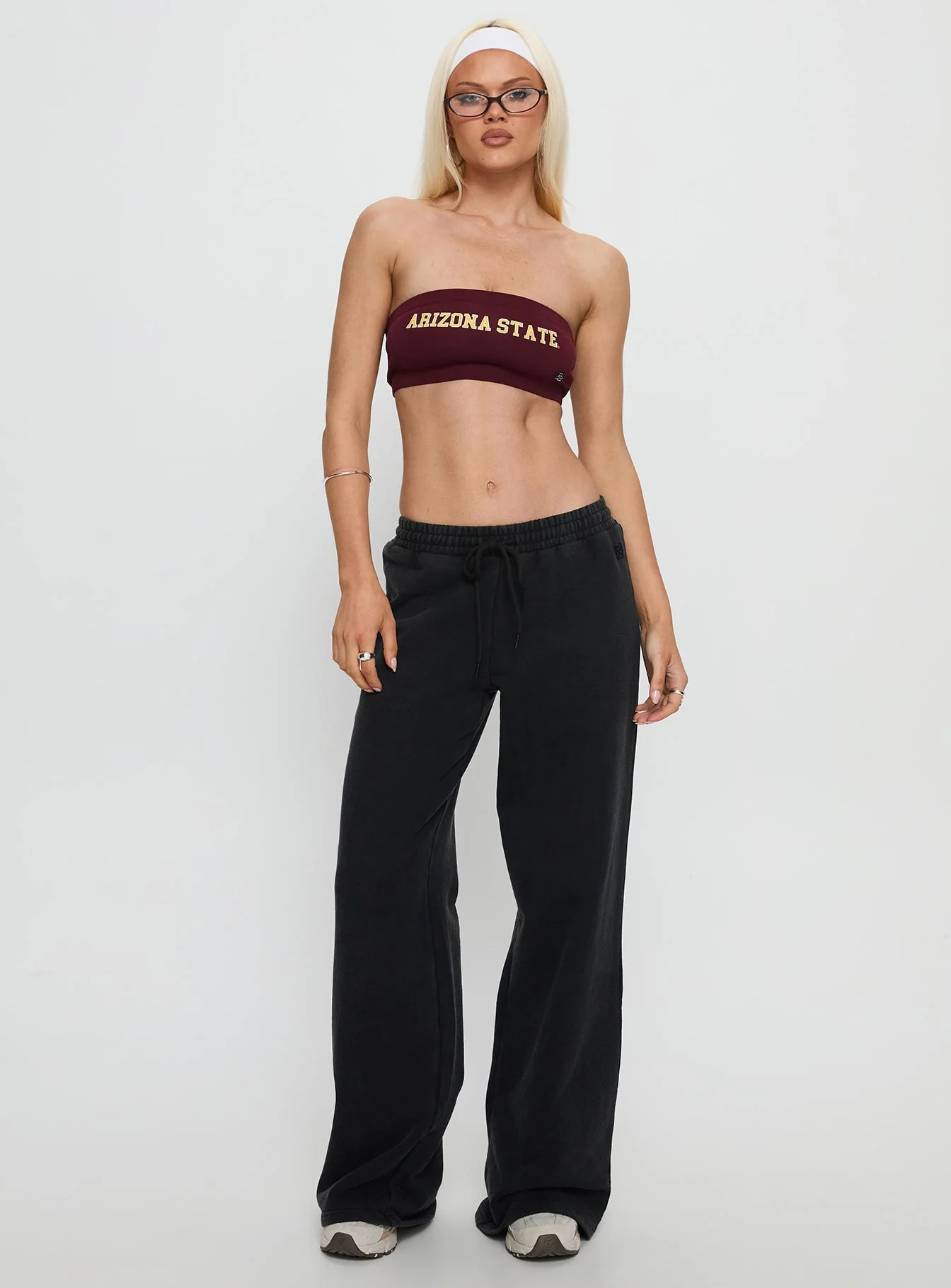 ASU Bandeau Top Maroon - Image 3
