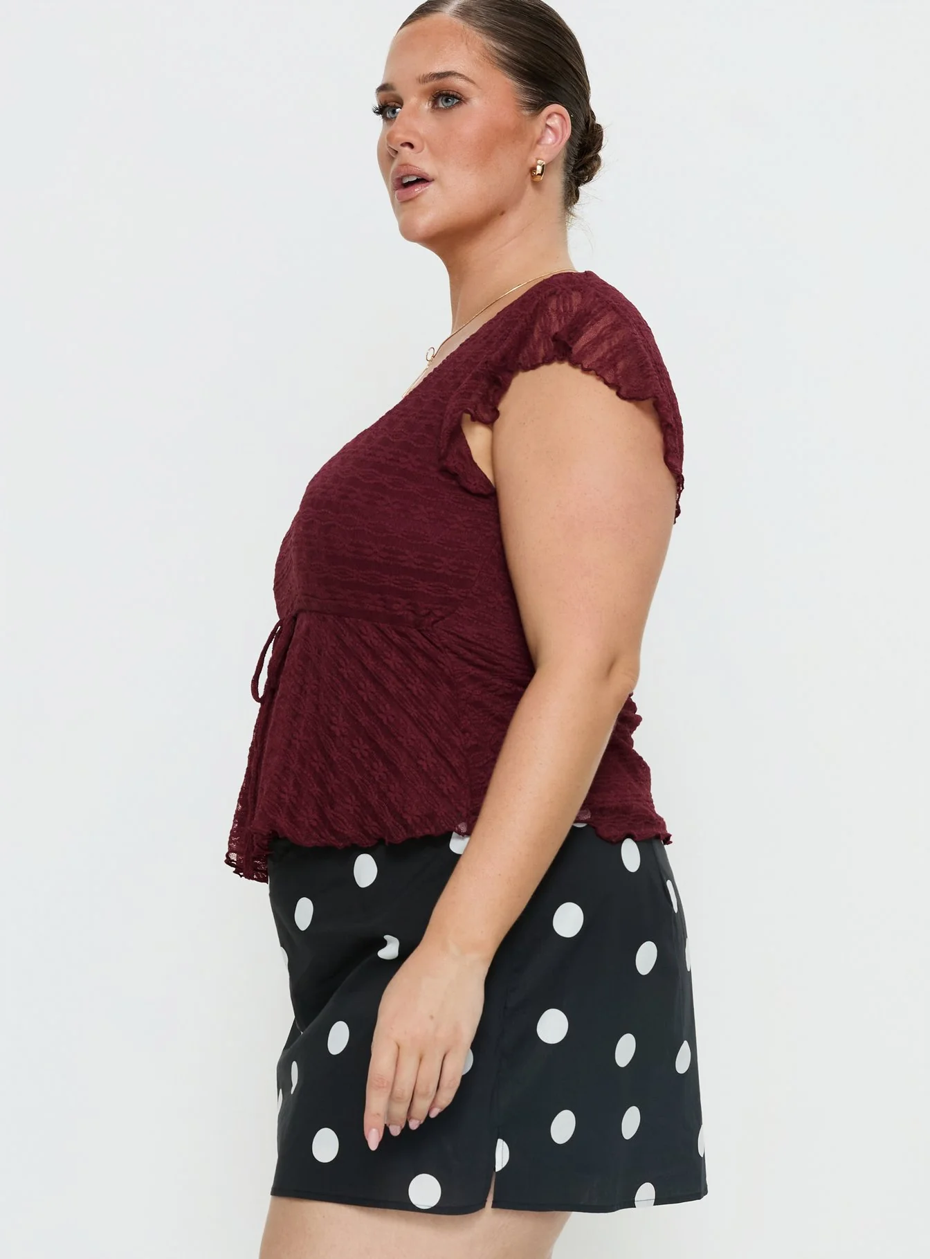 Auroraah Frill Top Cherry Curve - Image 3