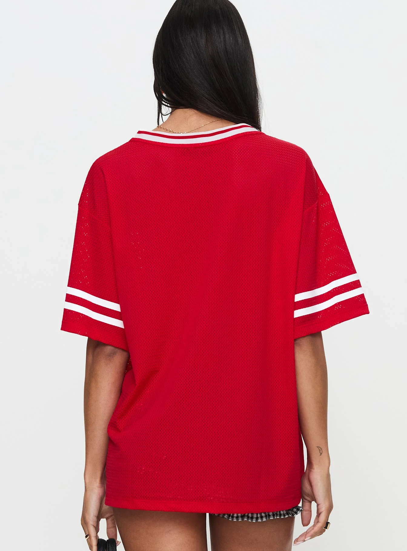 Austin Texas Sports Jersey Top Red - Image 4