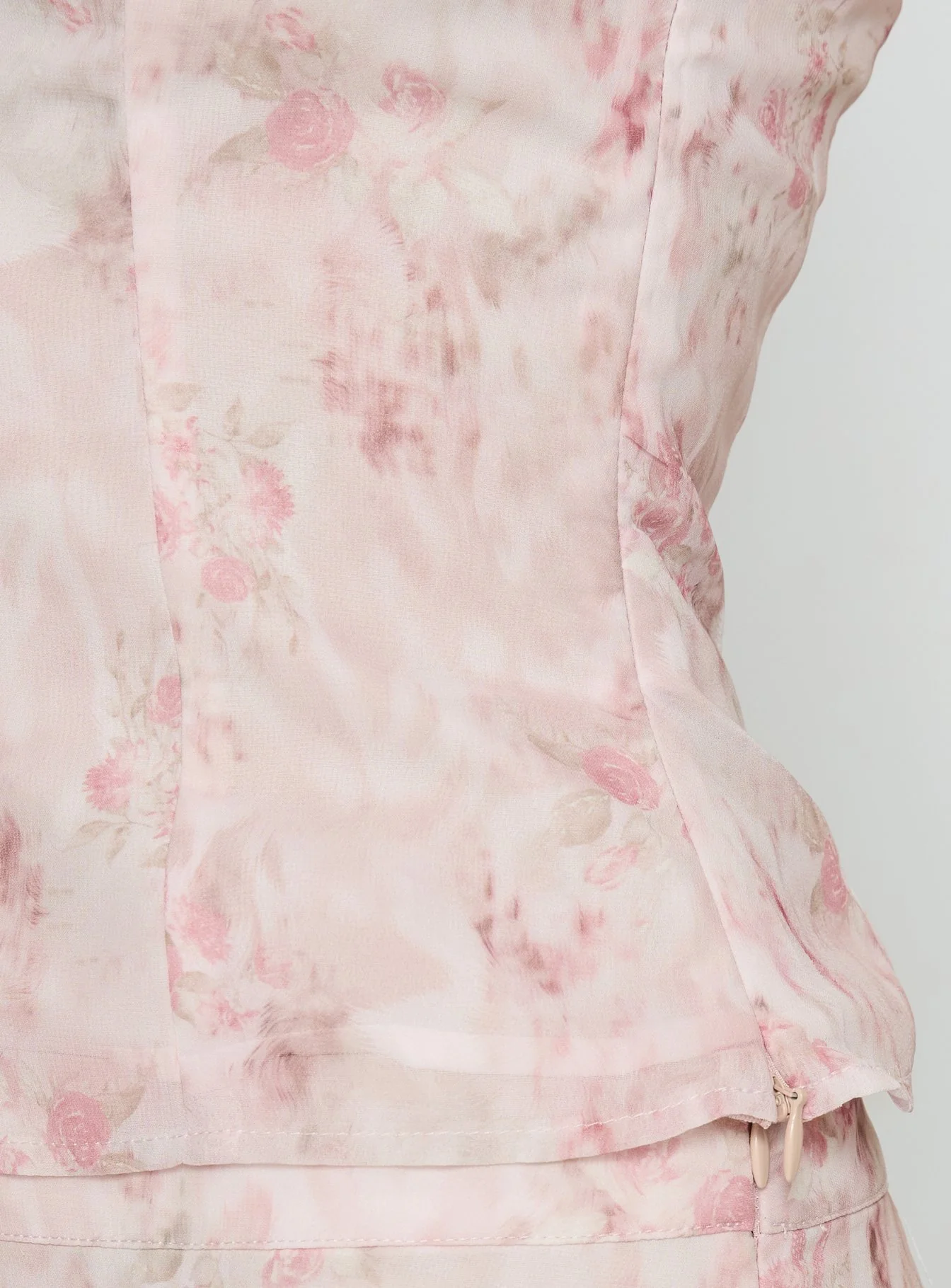 Avaline Lace Trim Blouse Top Pink - Image 7
