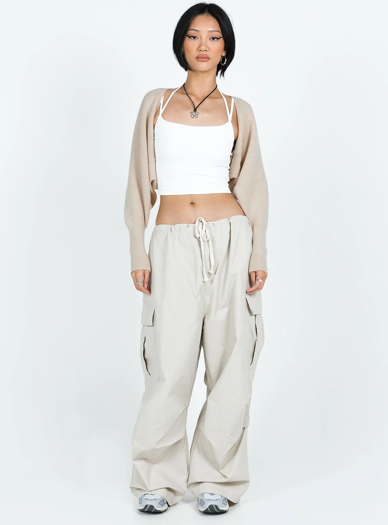 Aviana Cardigan Beige Marle - Image 3