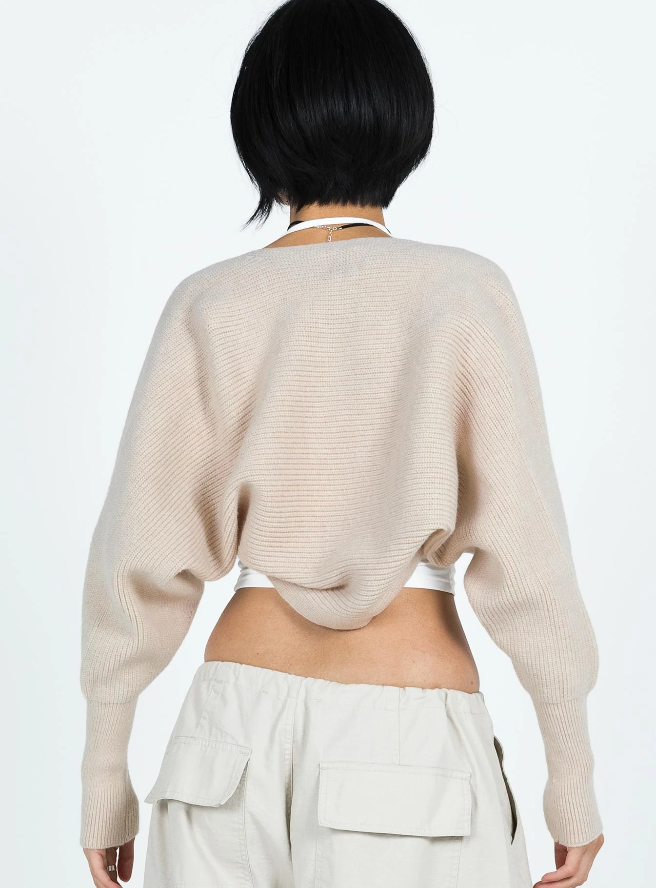 Aviana Cardigan Beige Marle - Image 5