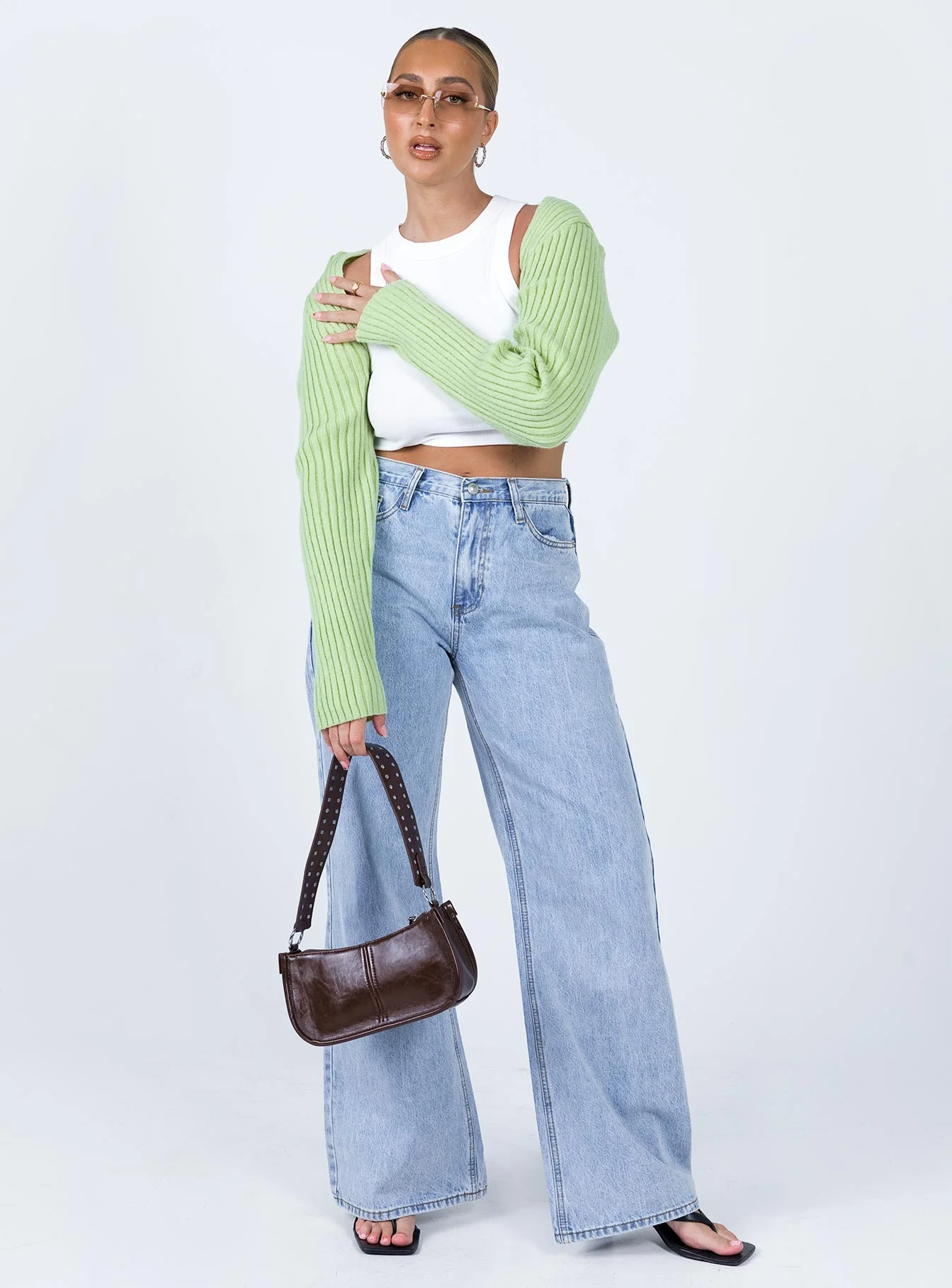 Aytan Bolero Sweater Green - Image 5