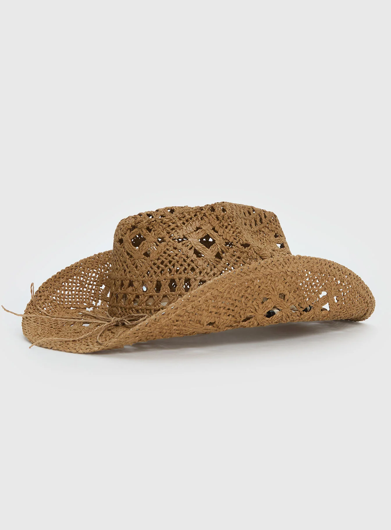 Azuria Straw Cowboy Hat Tan - Image 3