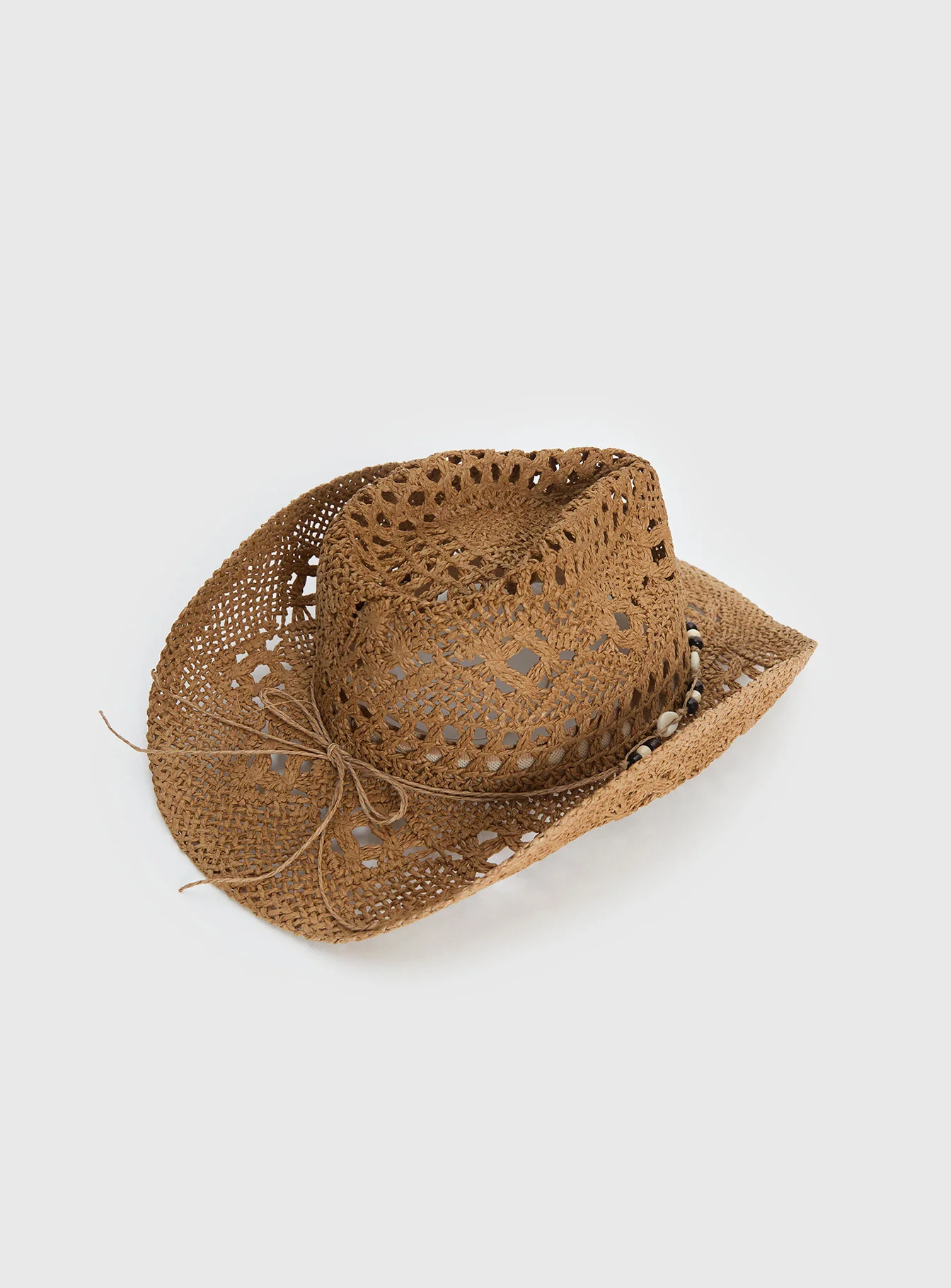 Azuria Straw Cowboy Hat Tan - Image 5