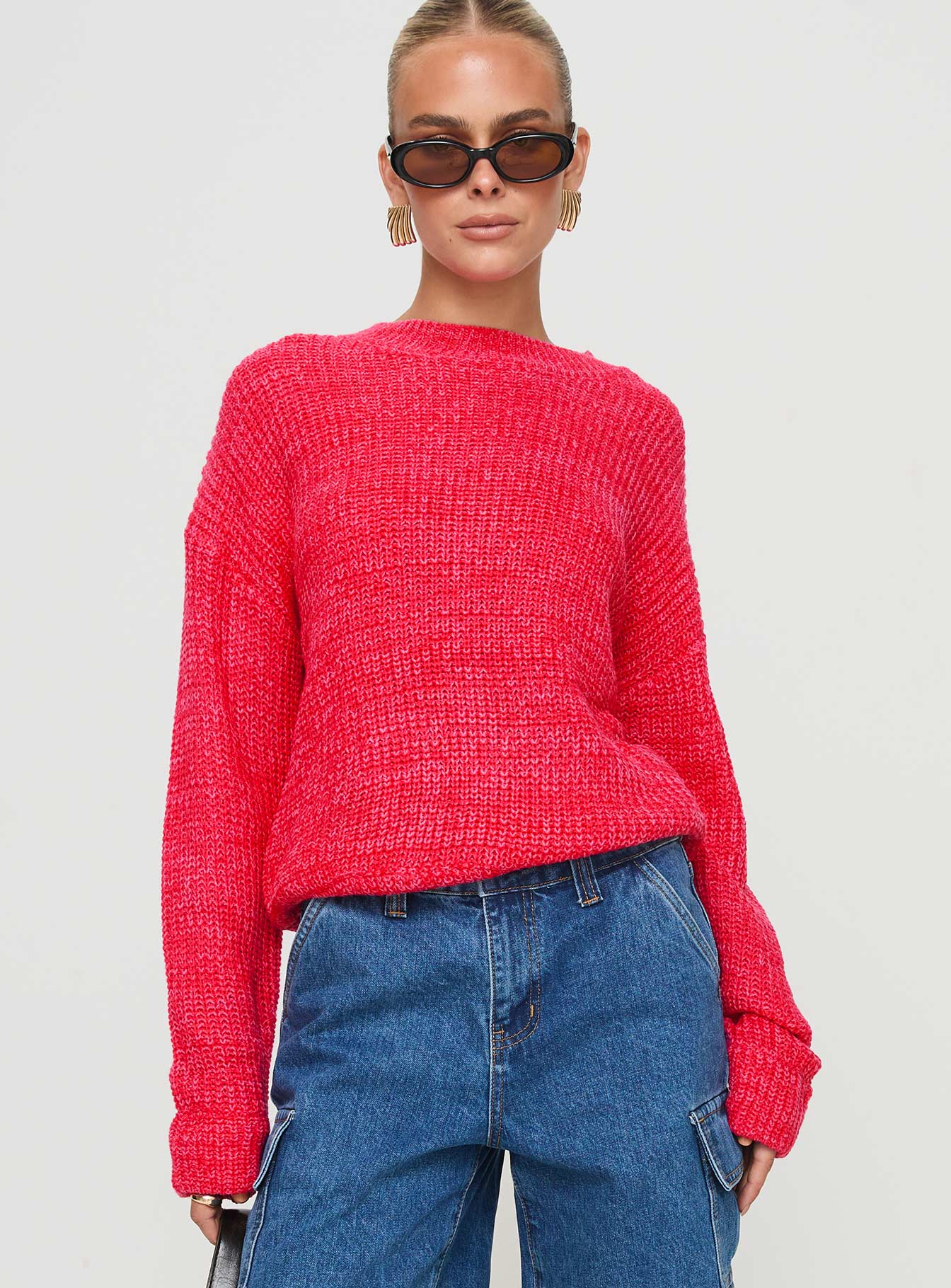 Bae Sweater Pink/ Red - Image 2