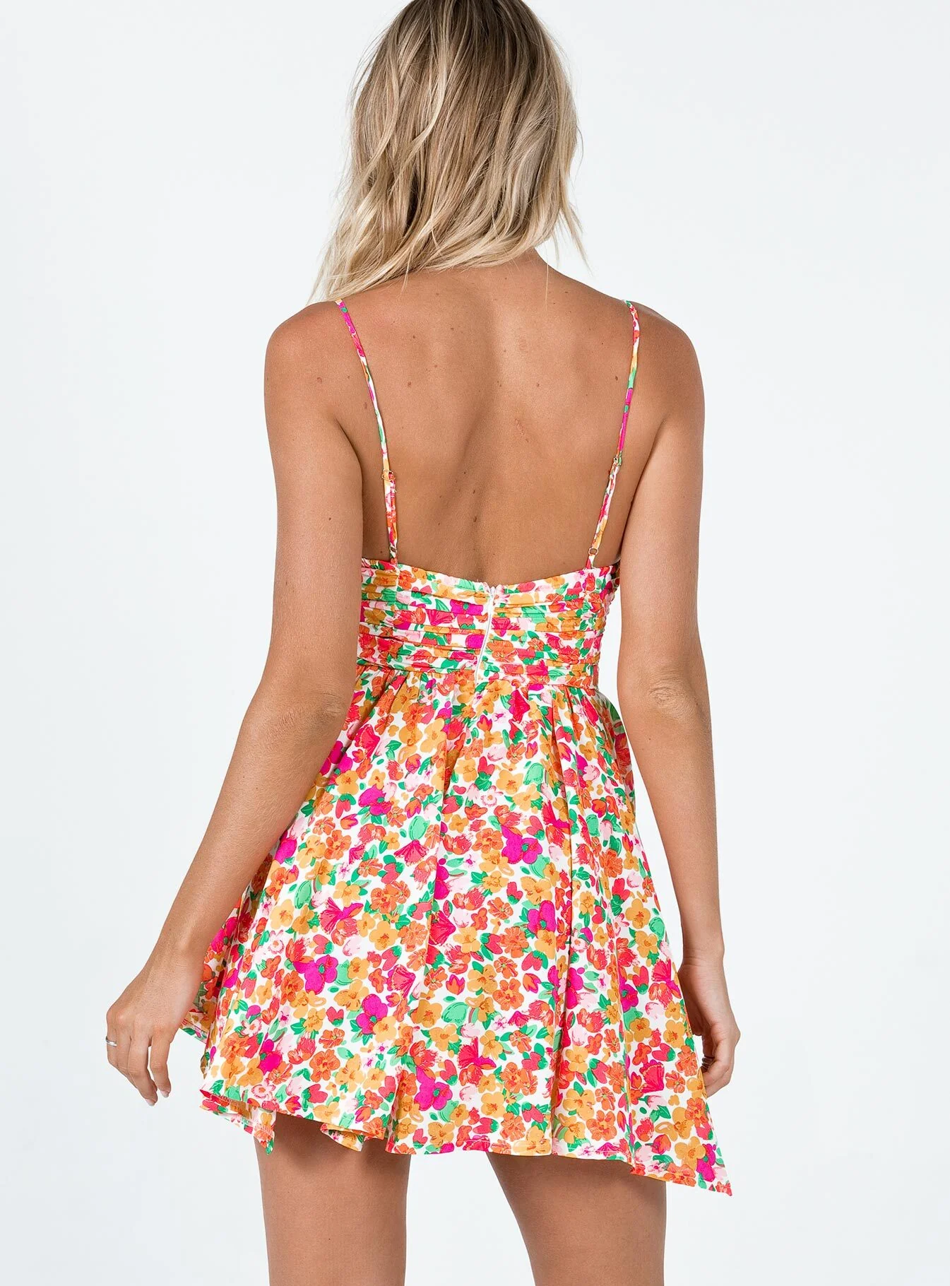 Barrett Mini Dress Multi Floral - Image 7