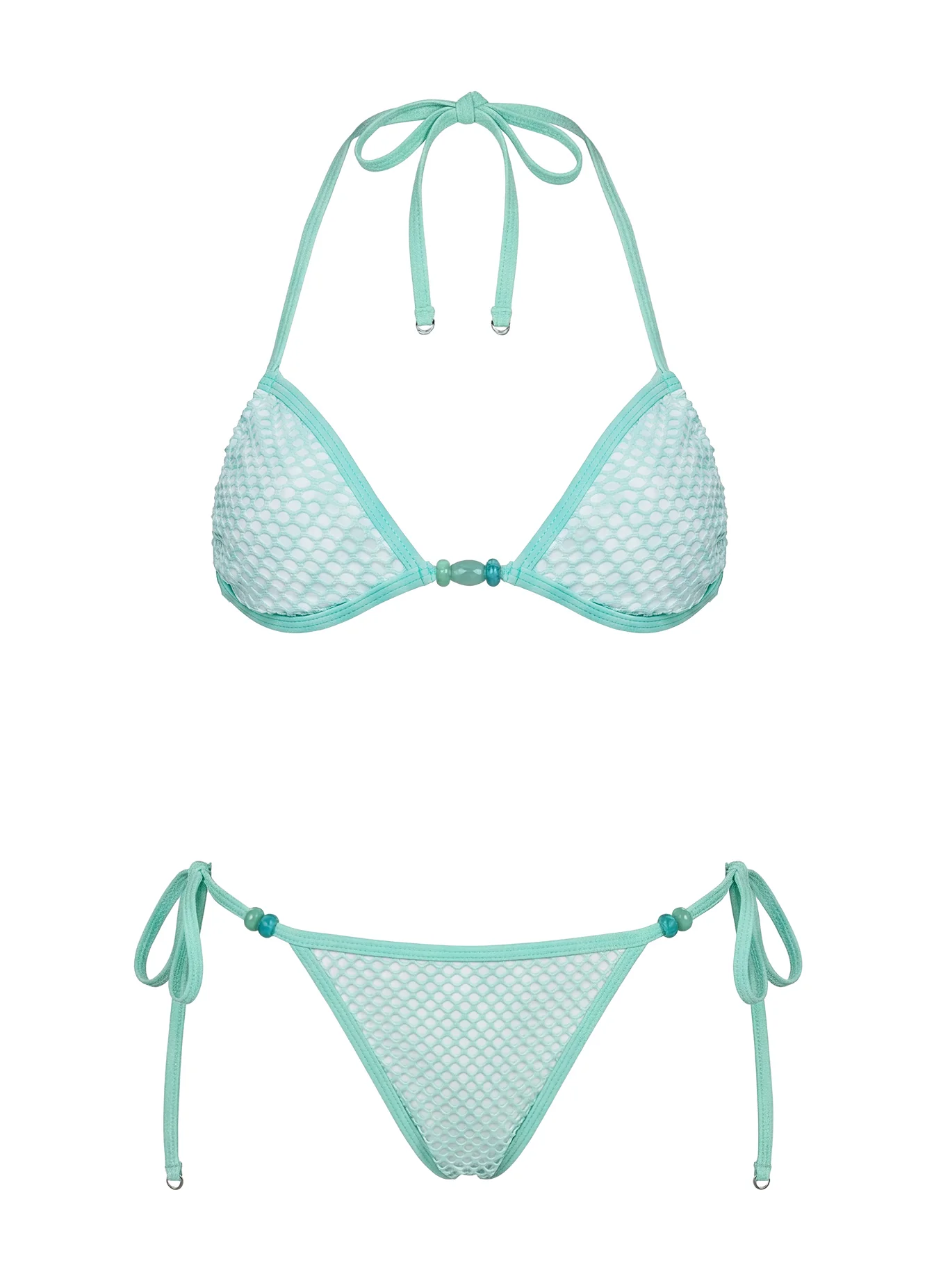Beasley Tie Side Bikini Bottoms Green - Image 5