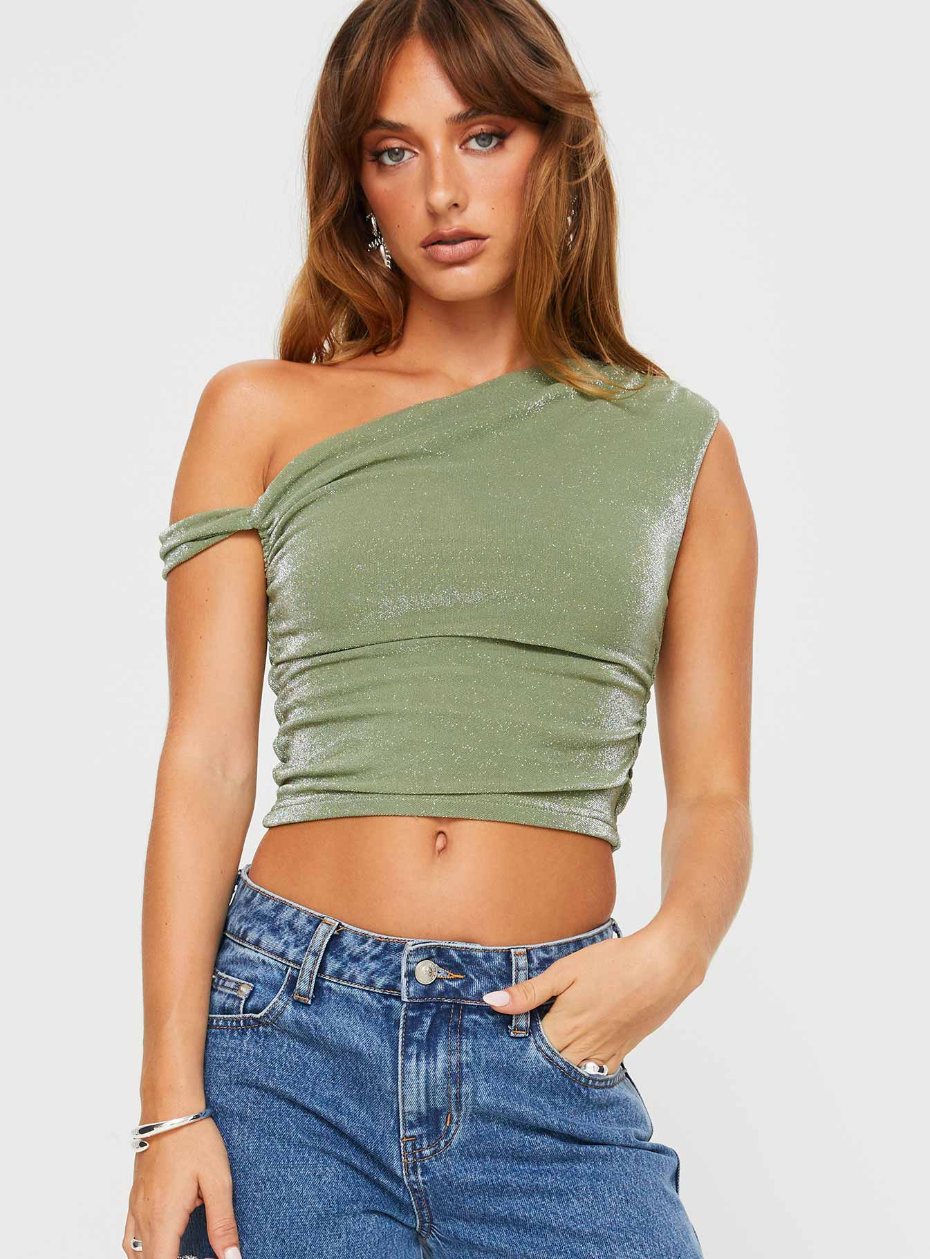 Beller Top Green Glitter - Image 4