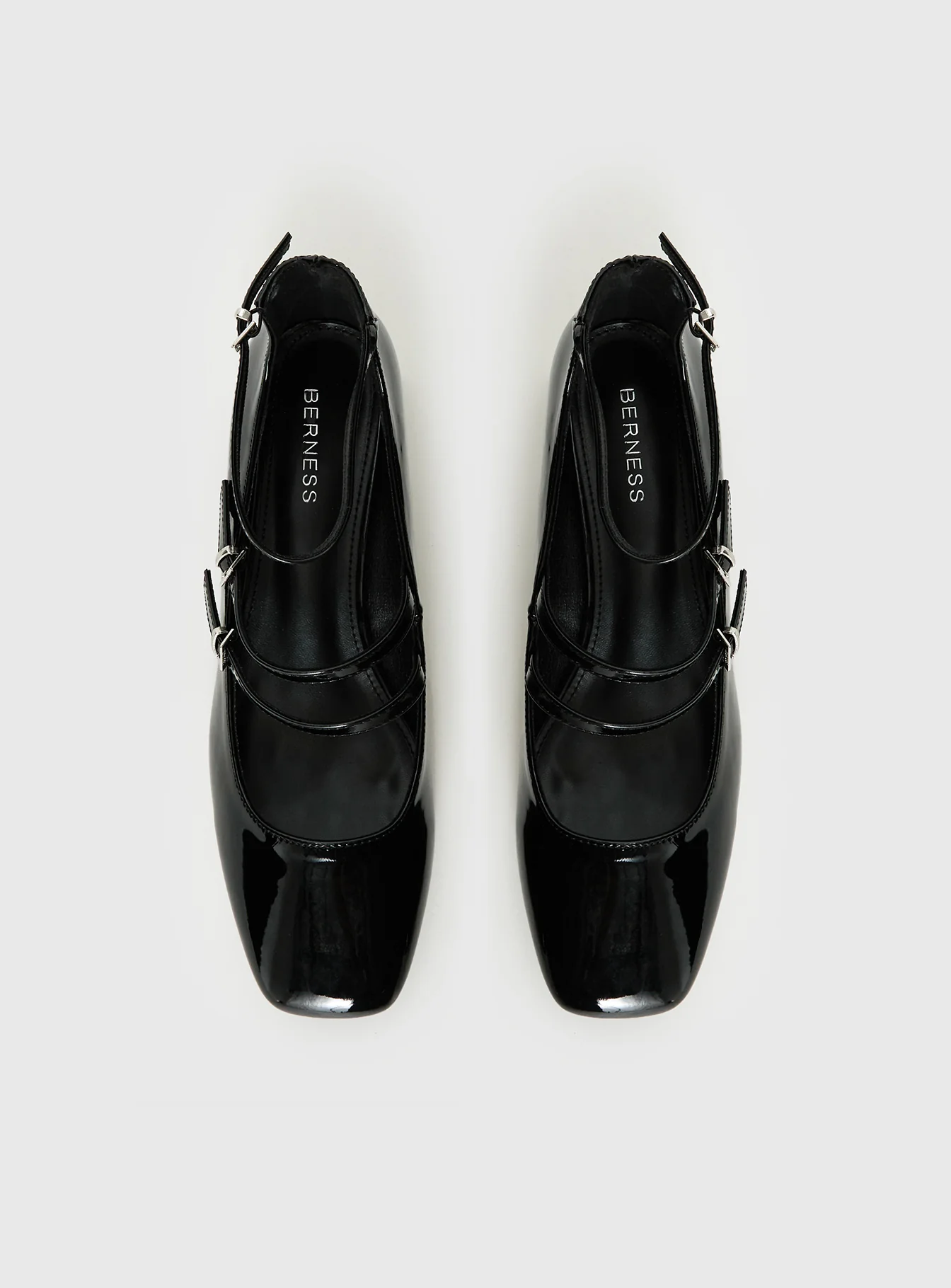 Berta Heels Black Patent - Image 5