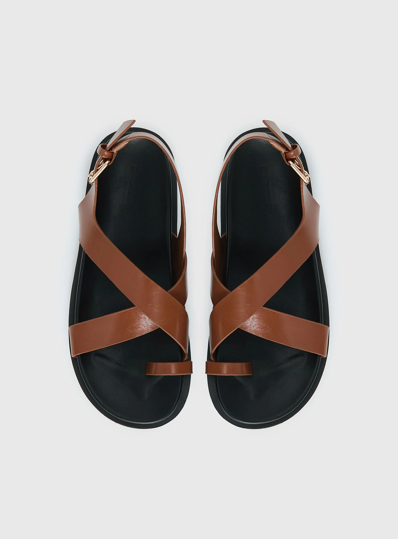 Billini Tennie Sandals Tan / Black - Image 5