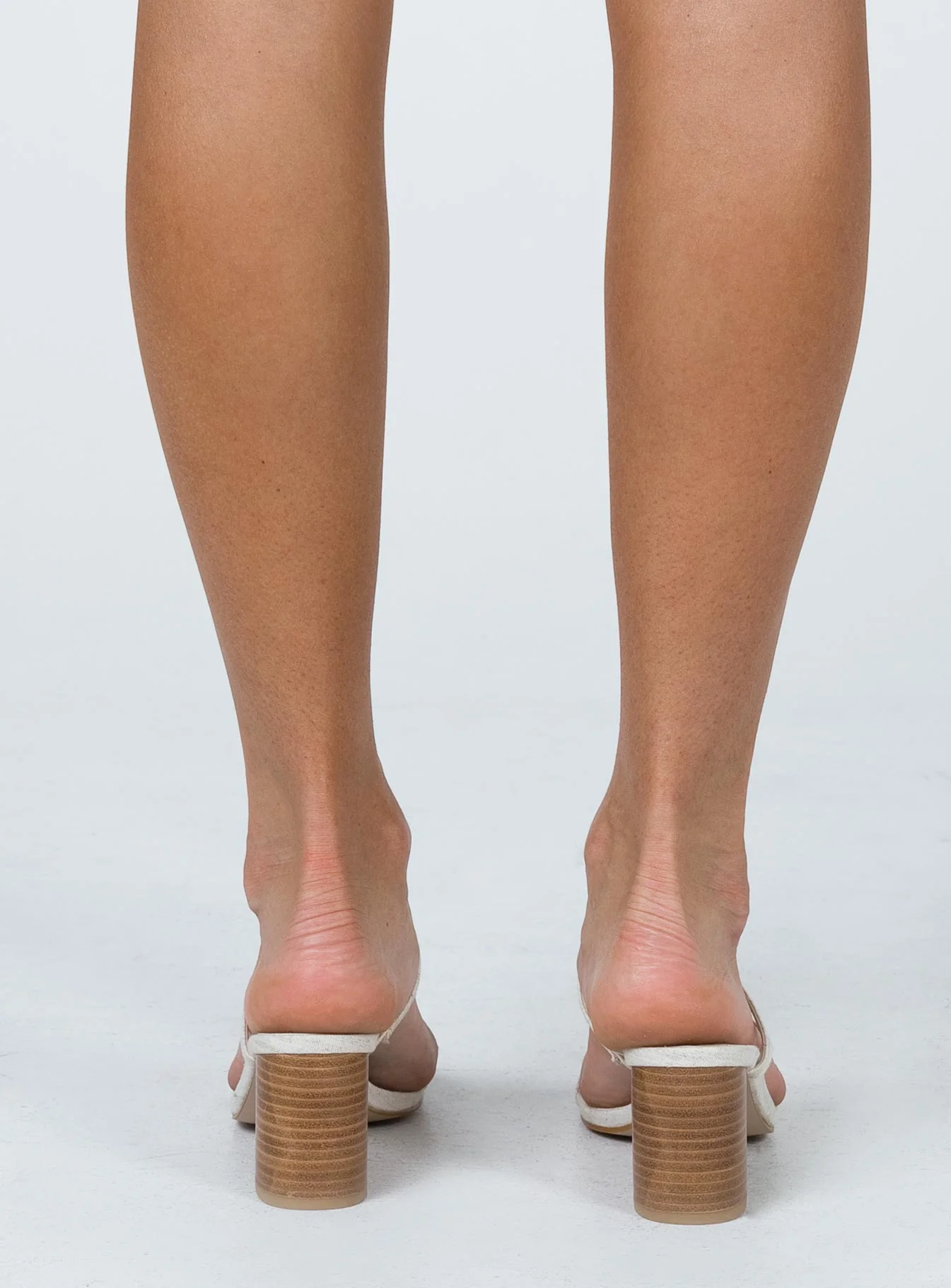 Billini Yazmin Wooden Heels Natural - Image 3