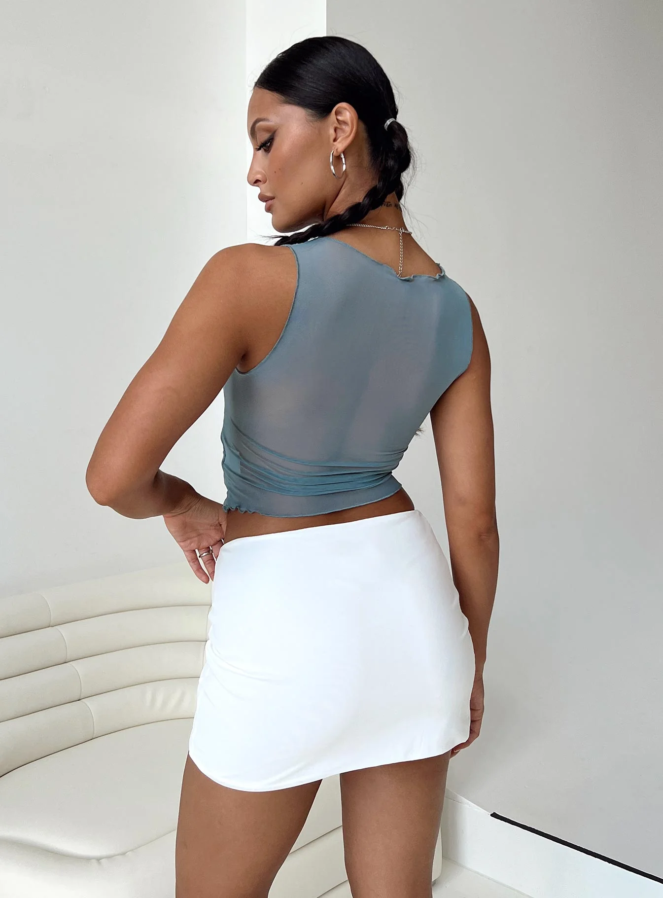 Bold Move Mini Skirt White - Image 4