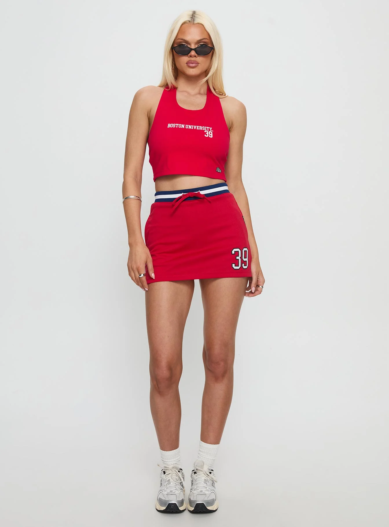 Boston University Tailgate Halter Top Red - Image 3