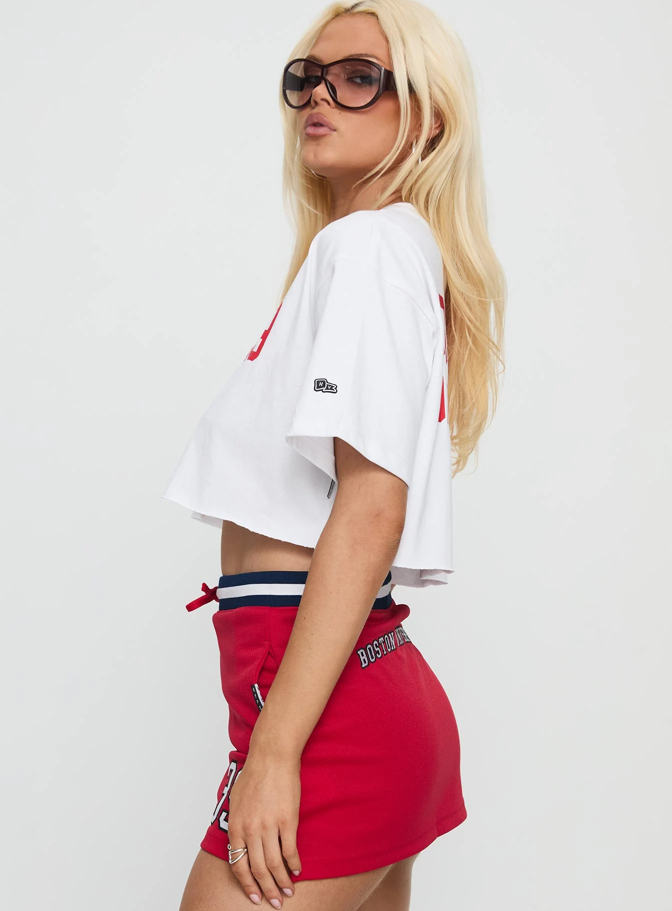 Boston University Track Top White - Image 4