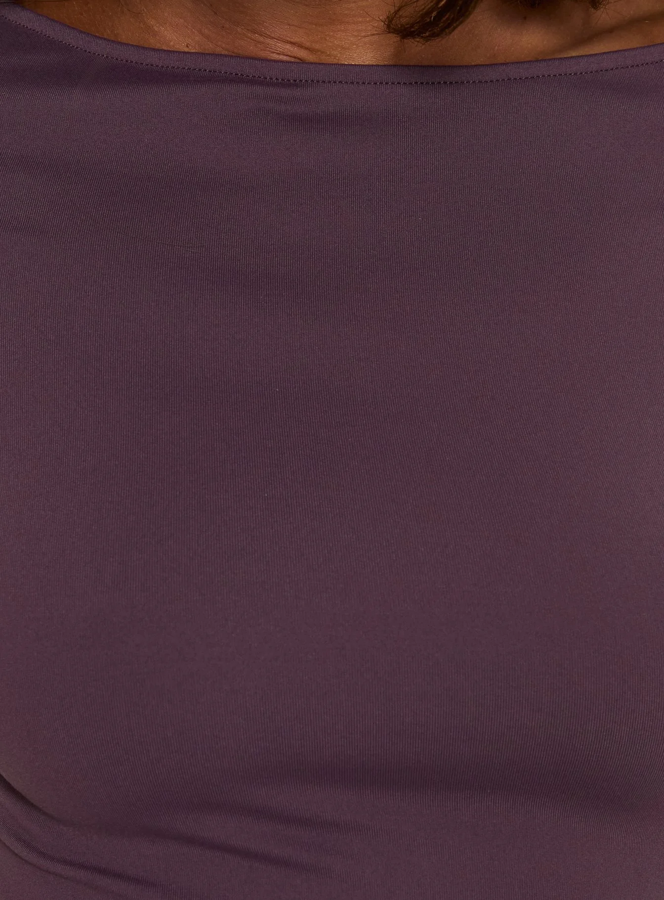 Daily Define Boatneck 3/4 Sleeve Top Aubergine - Image 6