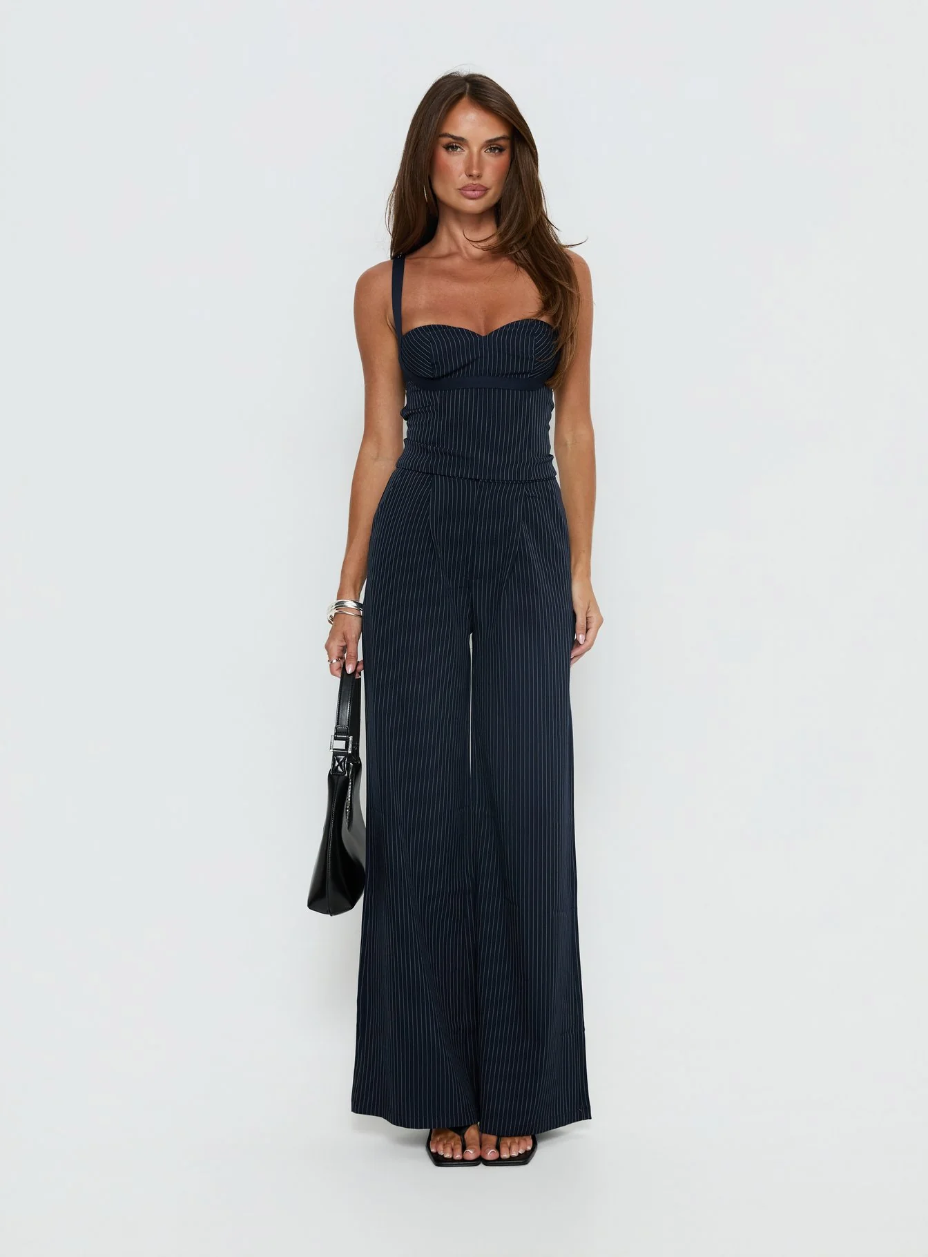 Briana Set Navy Pinstripe Petite - Image 7