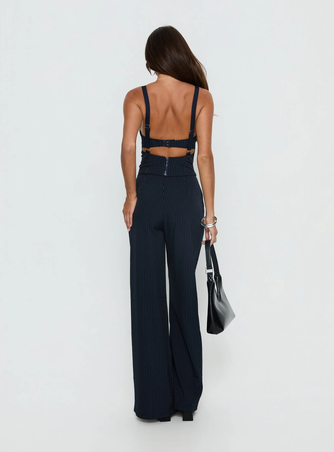 Briana Set Navy Pinstripe Tall - Image 5