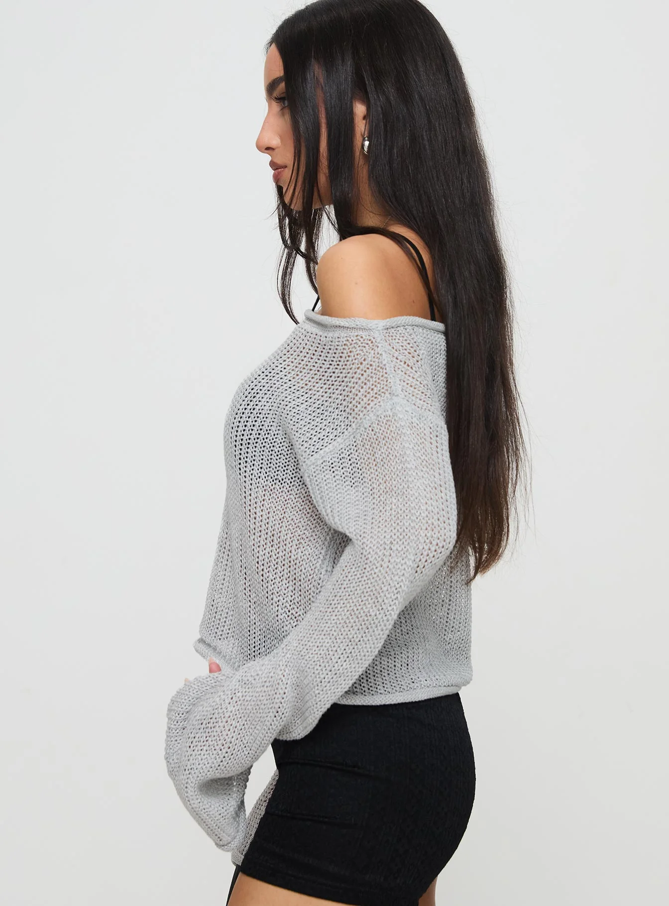 Cafe Pari Sweater Grey - Image 3