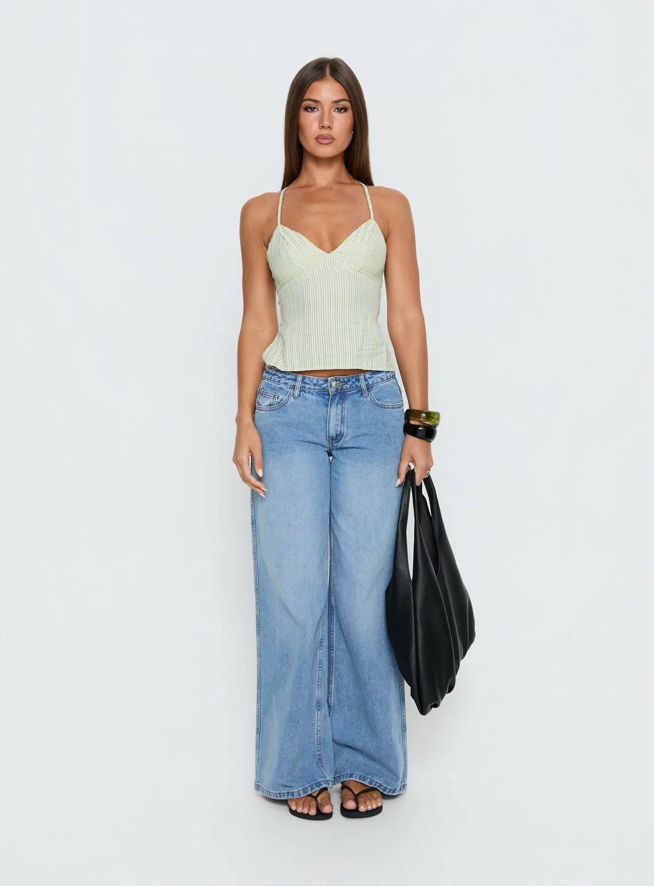 Candid Top Green Stripe - Image 8