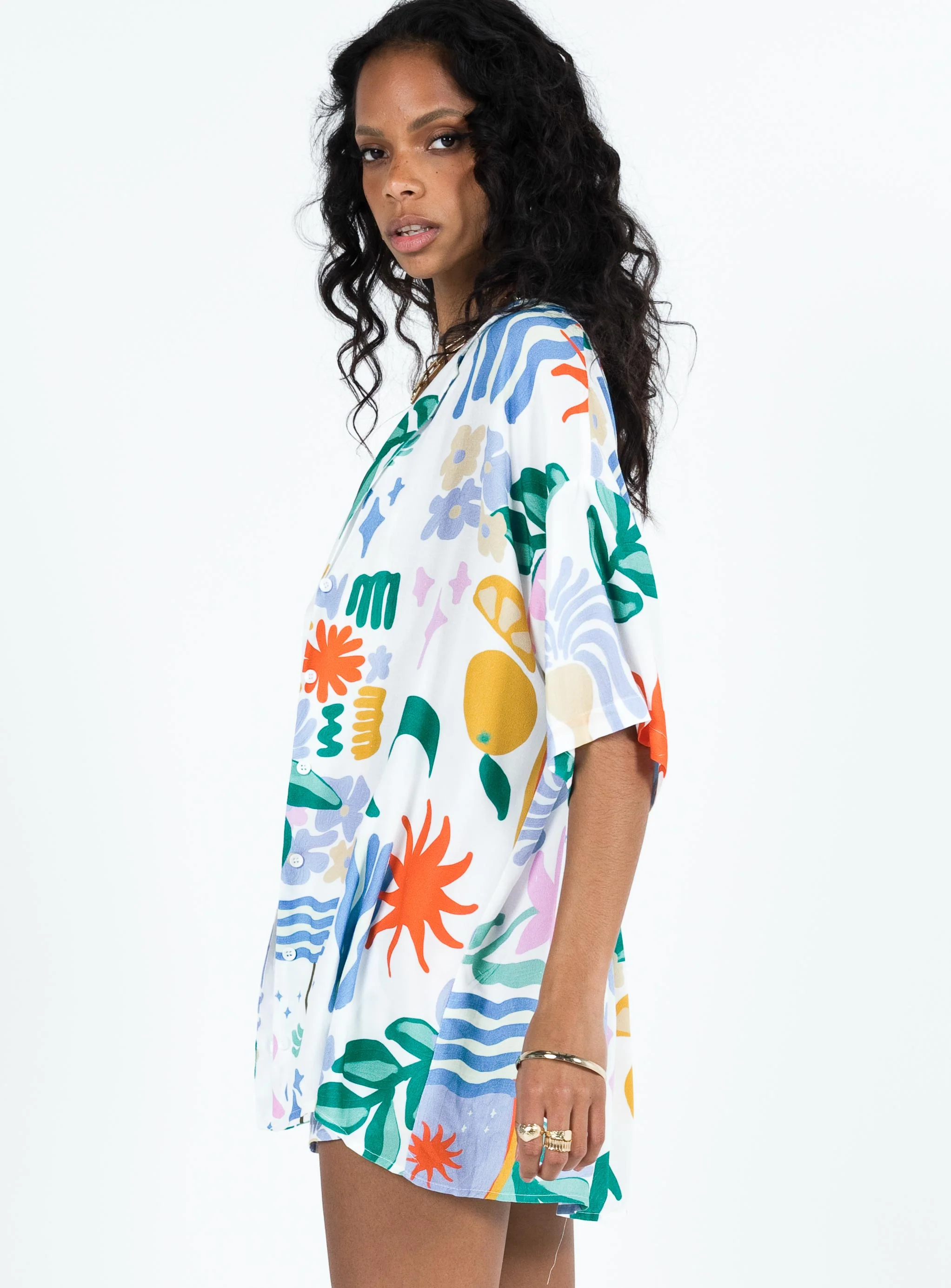 Caraliia Shirt Blue Multi - Image 5