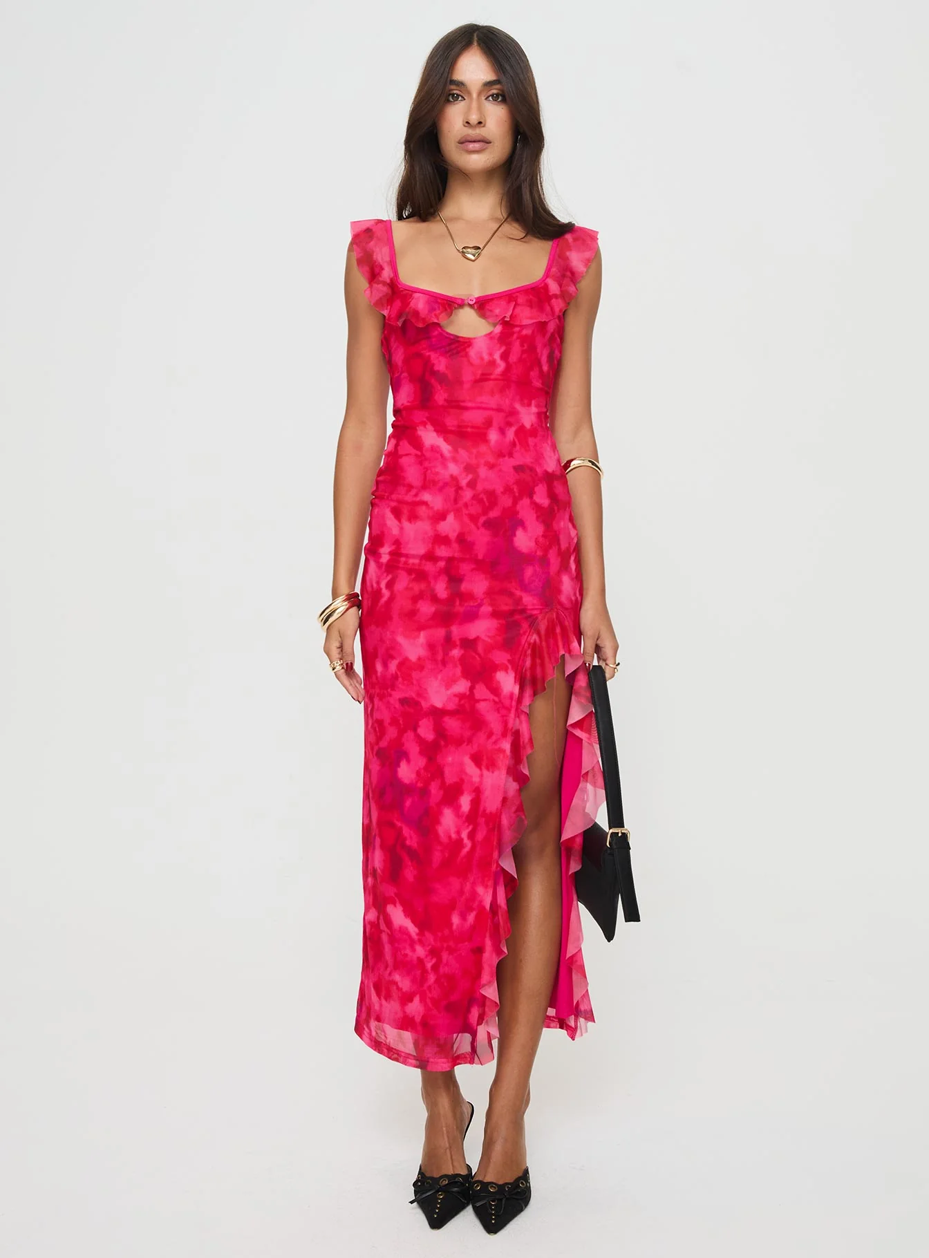Ceri Maxi Dress Pink - Image 6