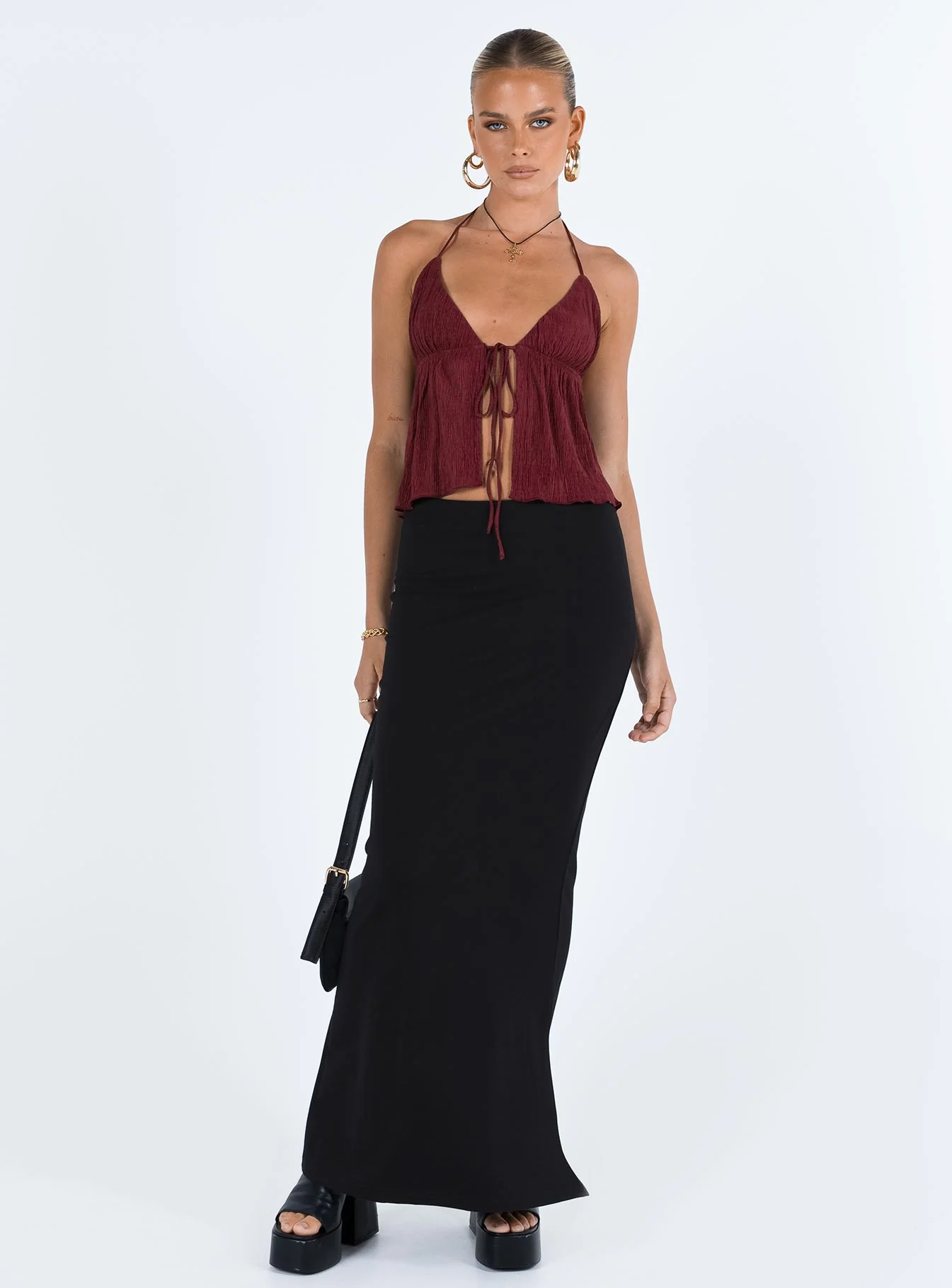 Chantria Top Burgundy - Image 3