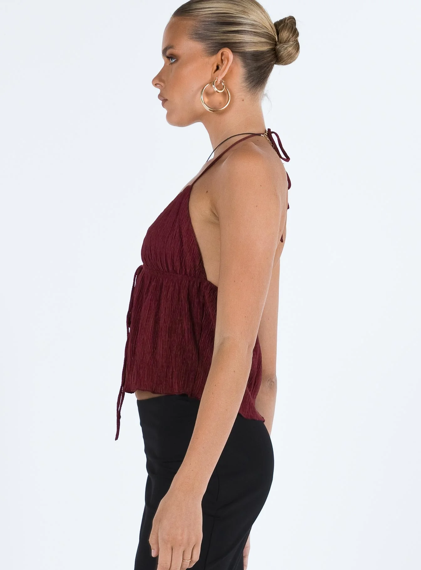 Chantria Top Burgundy - Image 4
