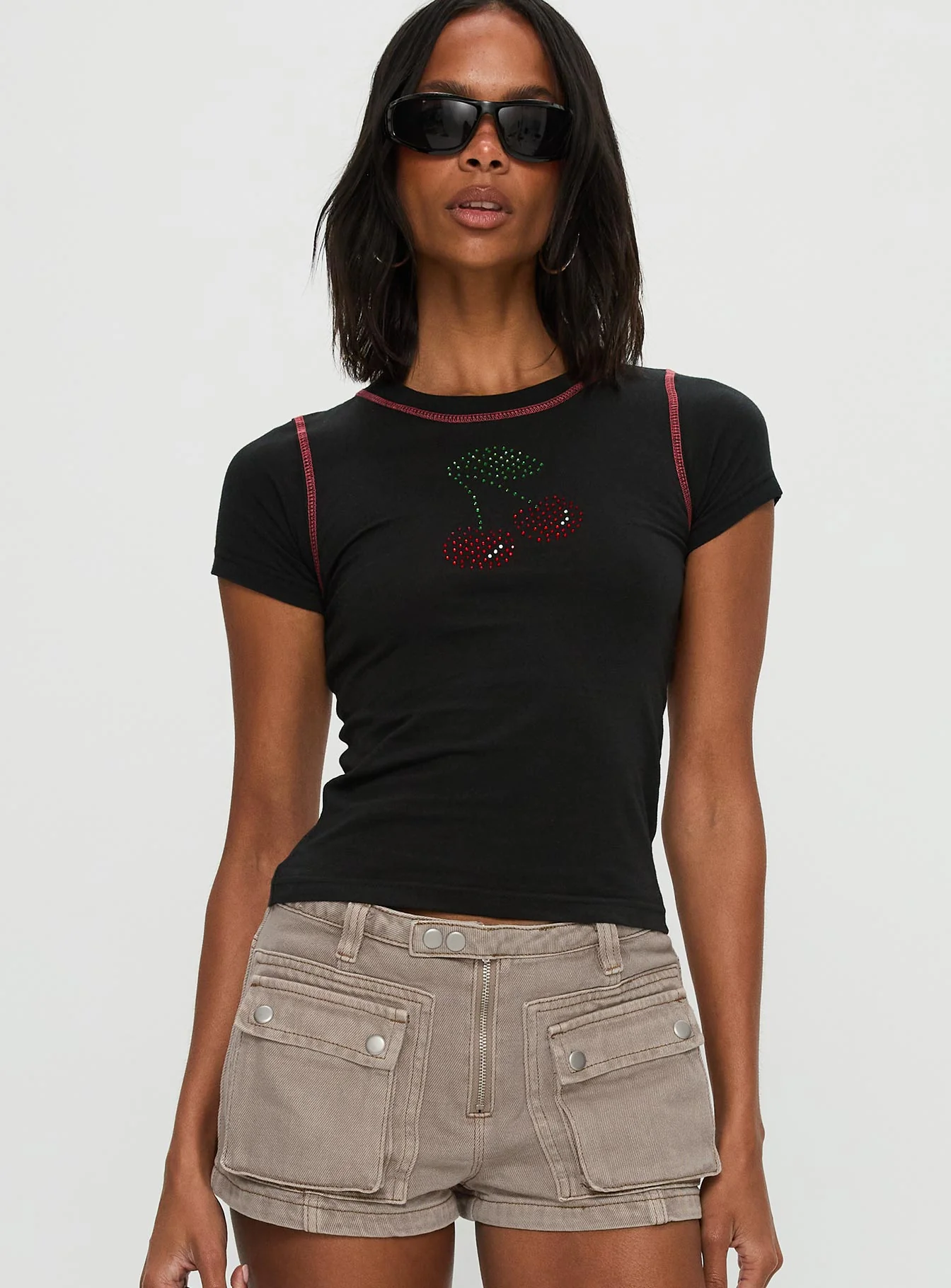 Cherrie Kisses Top Black - Image 2