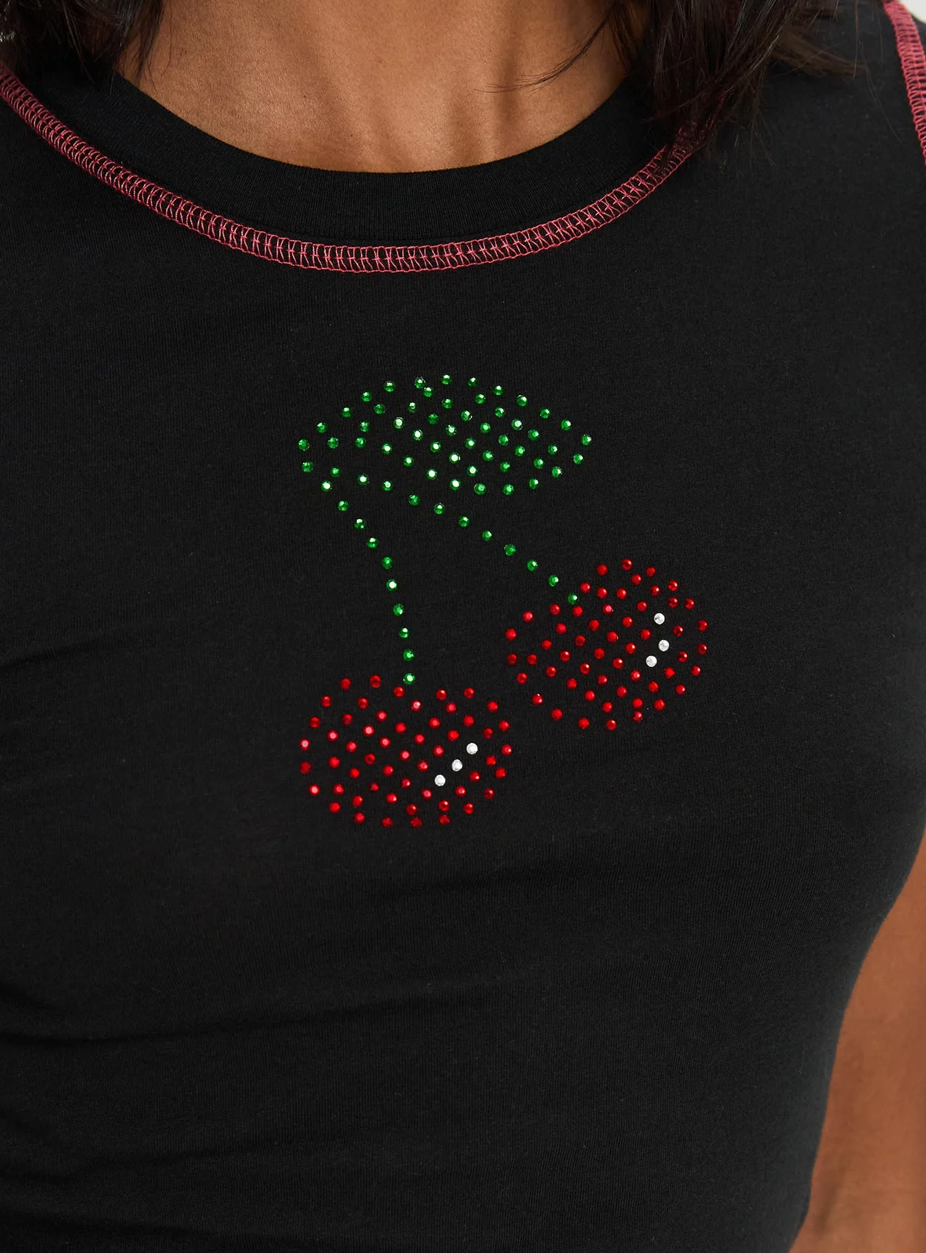 Cherrie Kisses Top Black - Image 6