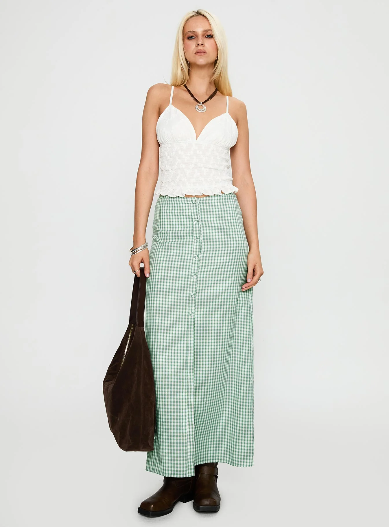 Clued In Frill Detail Top White - Image 3