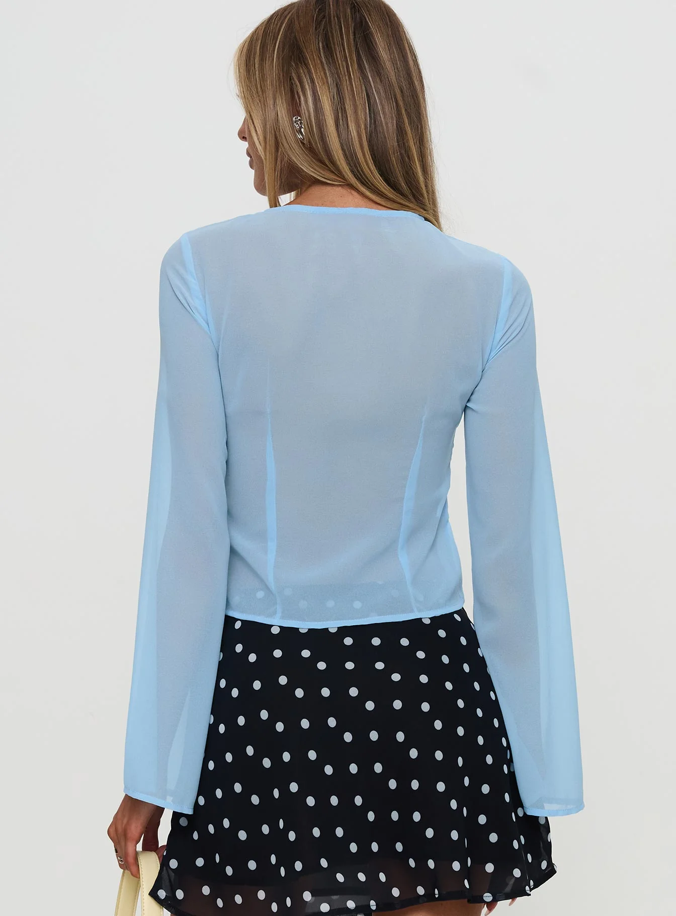 Coates Long Sleeve Top Blue - Image 4