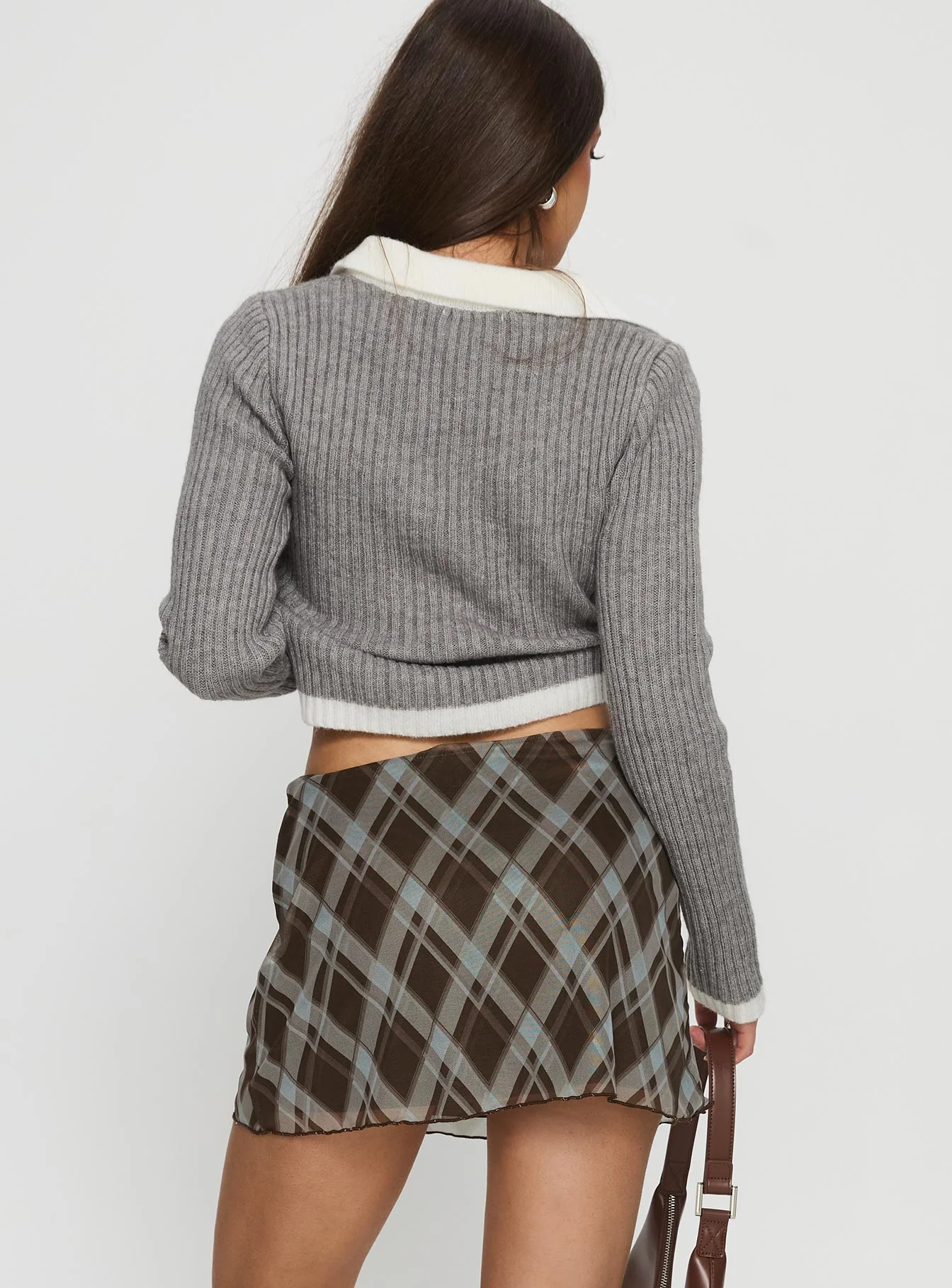 Cordilee Mini Skirt Multi Check - Image 5