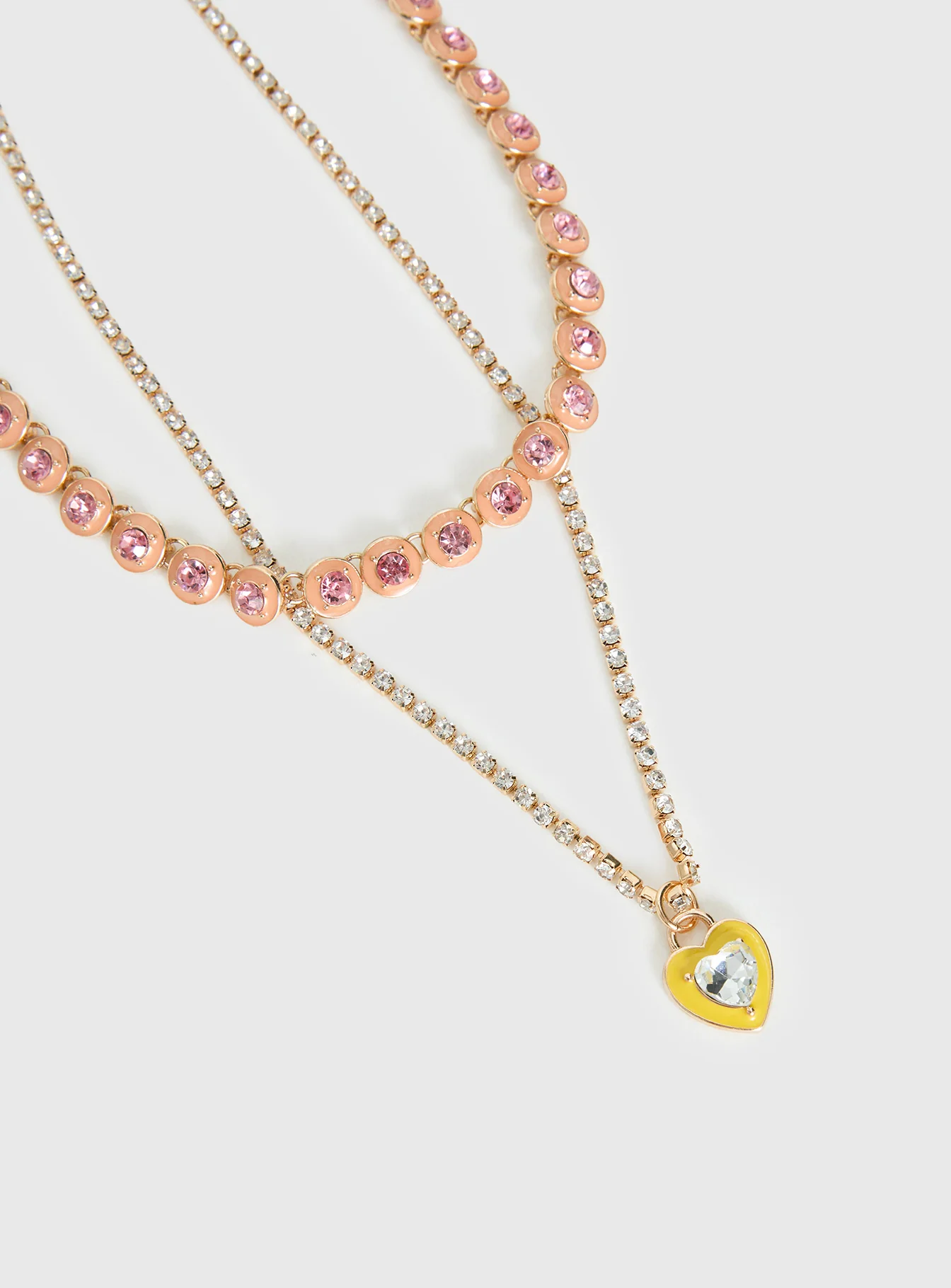 Cosetta Necklace Pack Gold / Pink - Image 3