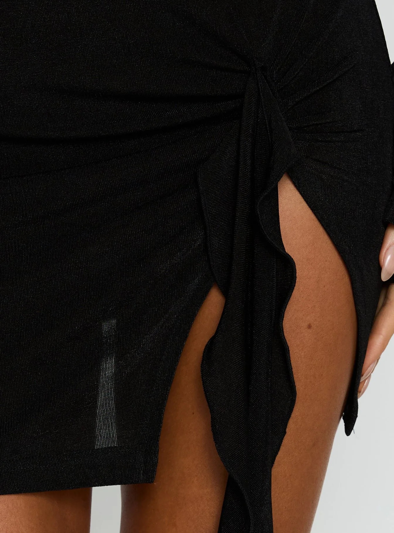 Cosmic Mini Dress Obsidian - Image 6
